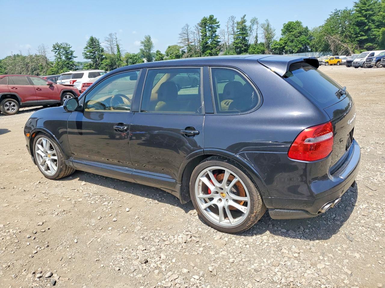 2008 Porsche Cayenne Turbo Black vin: WP1AC29P88LA90174