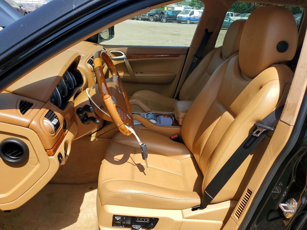 2008 Porsche Cayenne Turbo Black vin: WP1AC29P88LA90174
