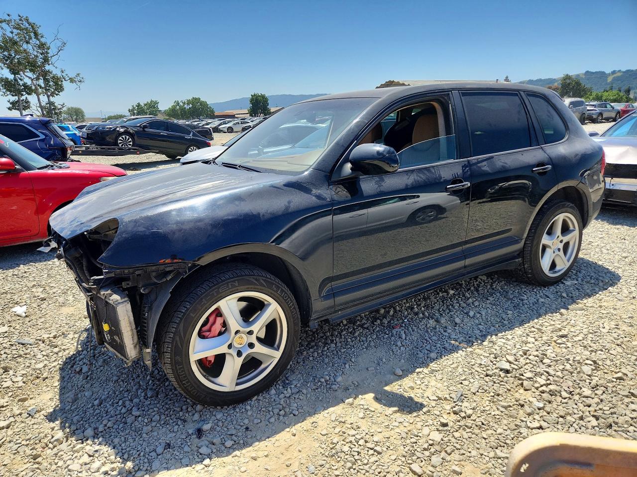 2006 Porsche Cayenne Turbo Черный vin: WP1AC29P96LA92397