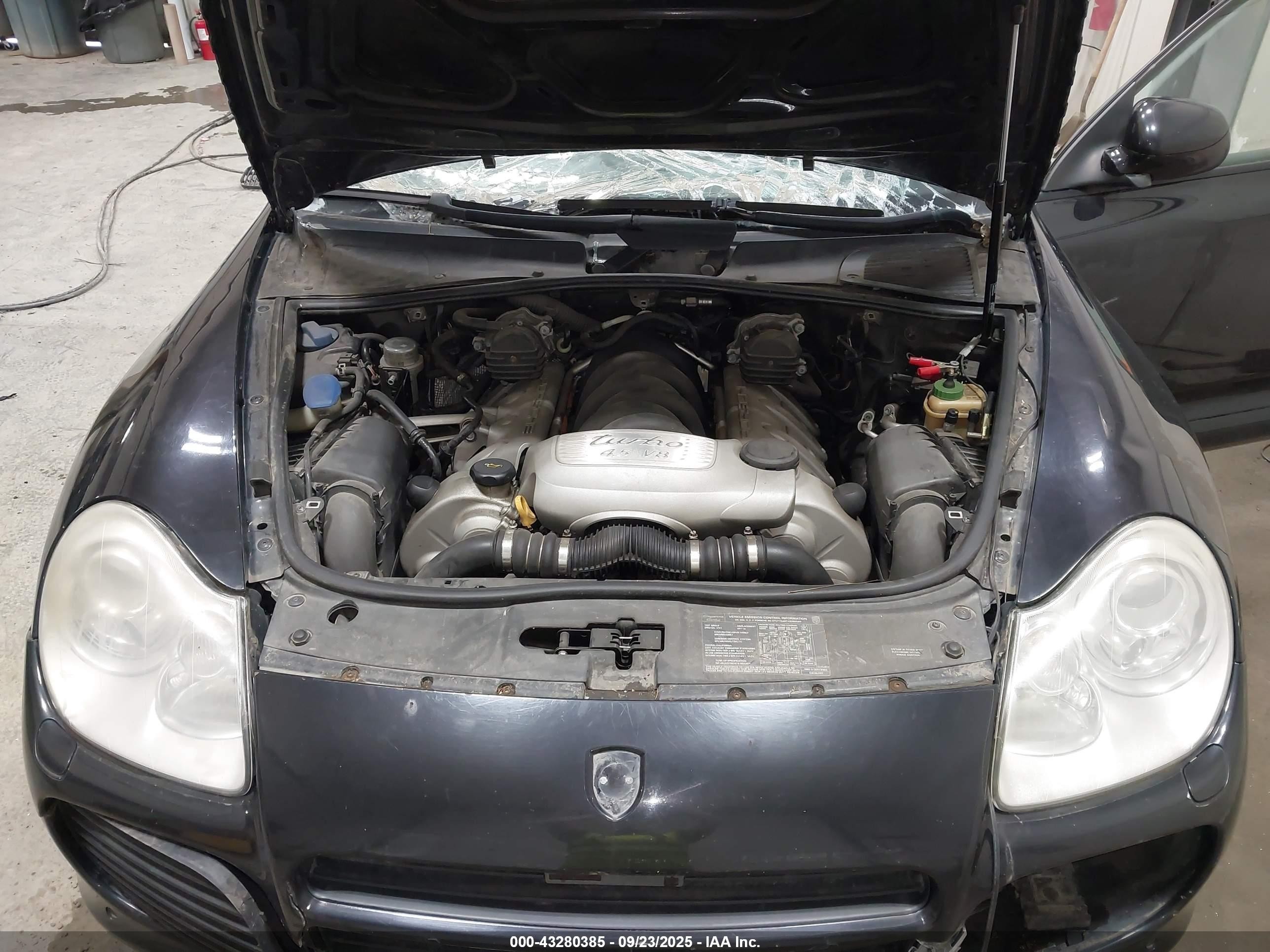 2006 Porsche Cayenne Turbo/turbo S Black vin: WP1AC29PX6LA90545