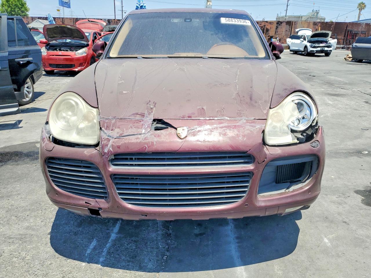 2006 Porsche Cayenne Turbo Burgundy vin: WP1AC29PX6LA90738