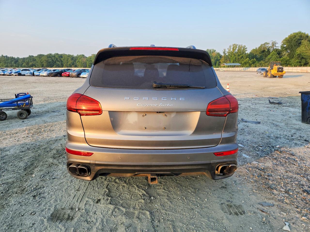 2015 Porsche Cayenne Turbo Brown vin: WP1AC2A20FLA82308
