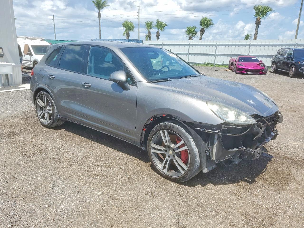 2011 Porsche Cayenne Turbo Gray vin: WP1AC2A21BLA82036
