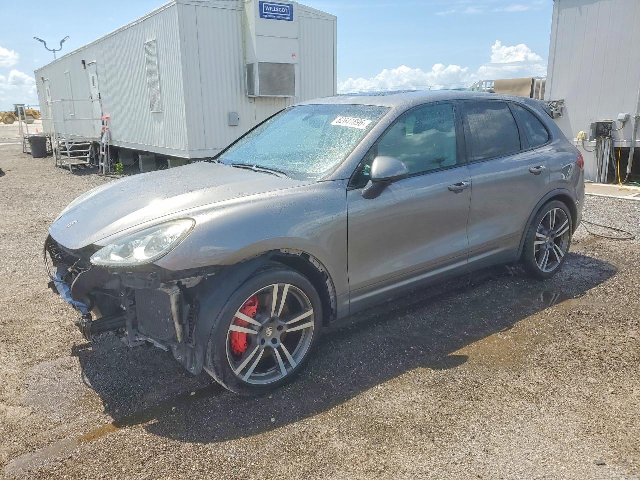 2011 Porsche Cayenne Turbo Gray vin: WP1AC2A21BLA82036