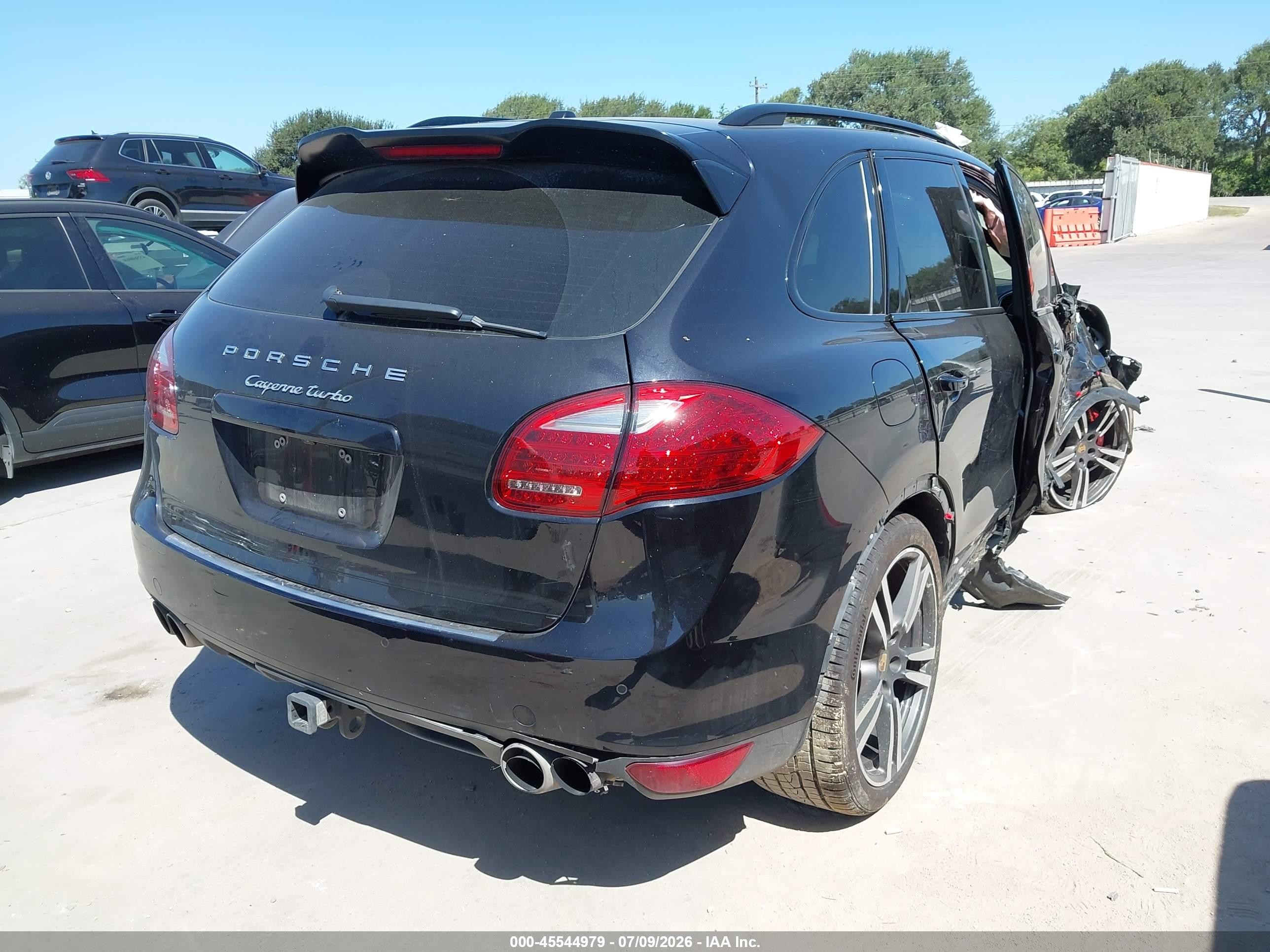 2014 Porsche Cayenne Turbo Black vin: WP1AC2A22ELA81174