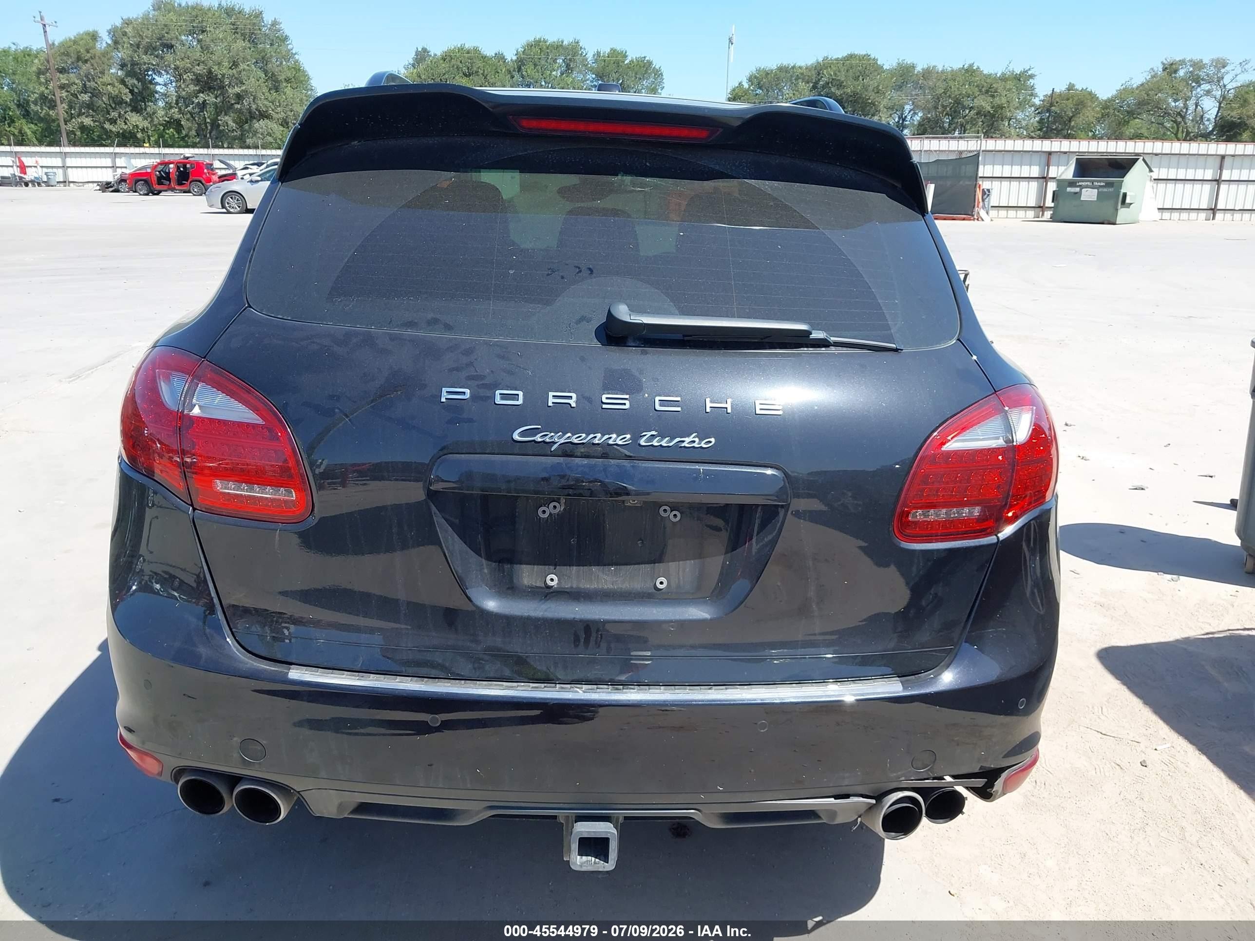 2014 Porsche Cayenne Turbo Black vin: WP1AC2A22ELA81174