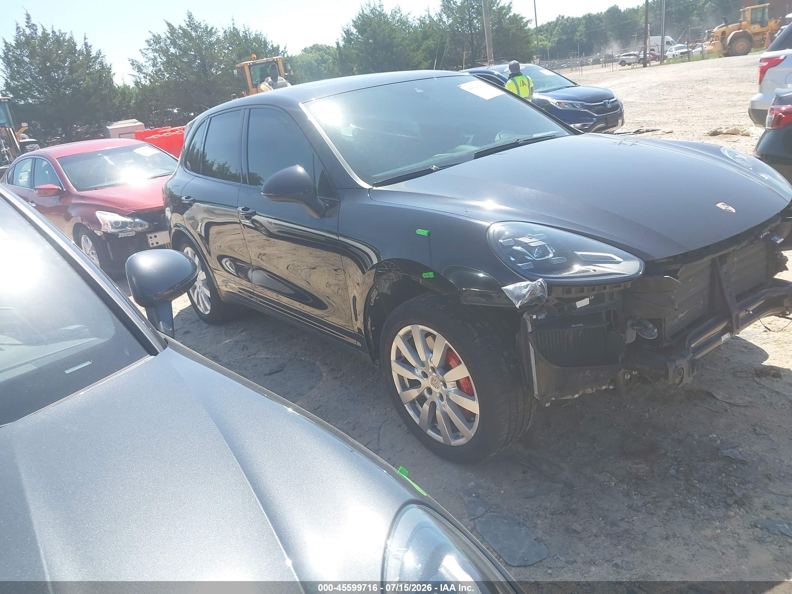 2015 Porsche Cayenne Turbo Black vin: WP1AC2A24FLA80853
