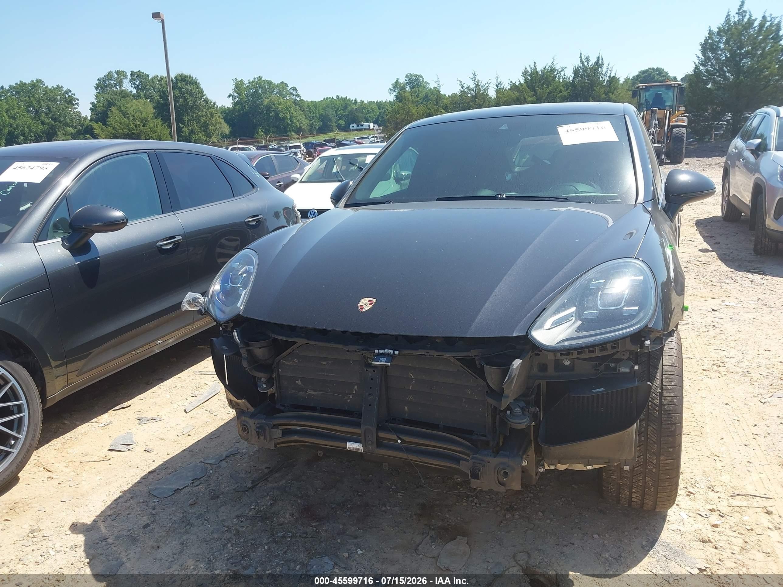 2015 Porsche Cayenne Turbo Черный vin: WP1AC2A24FLA80853