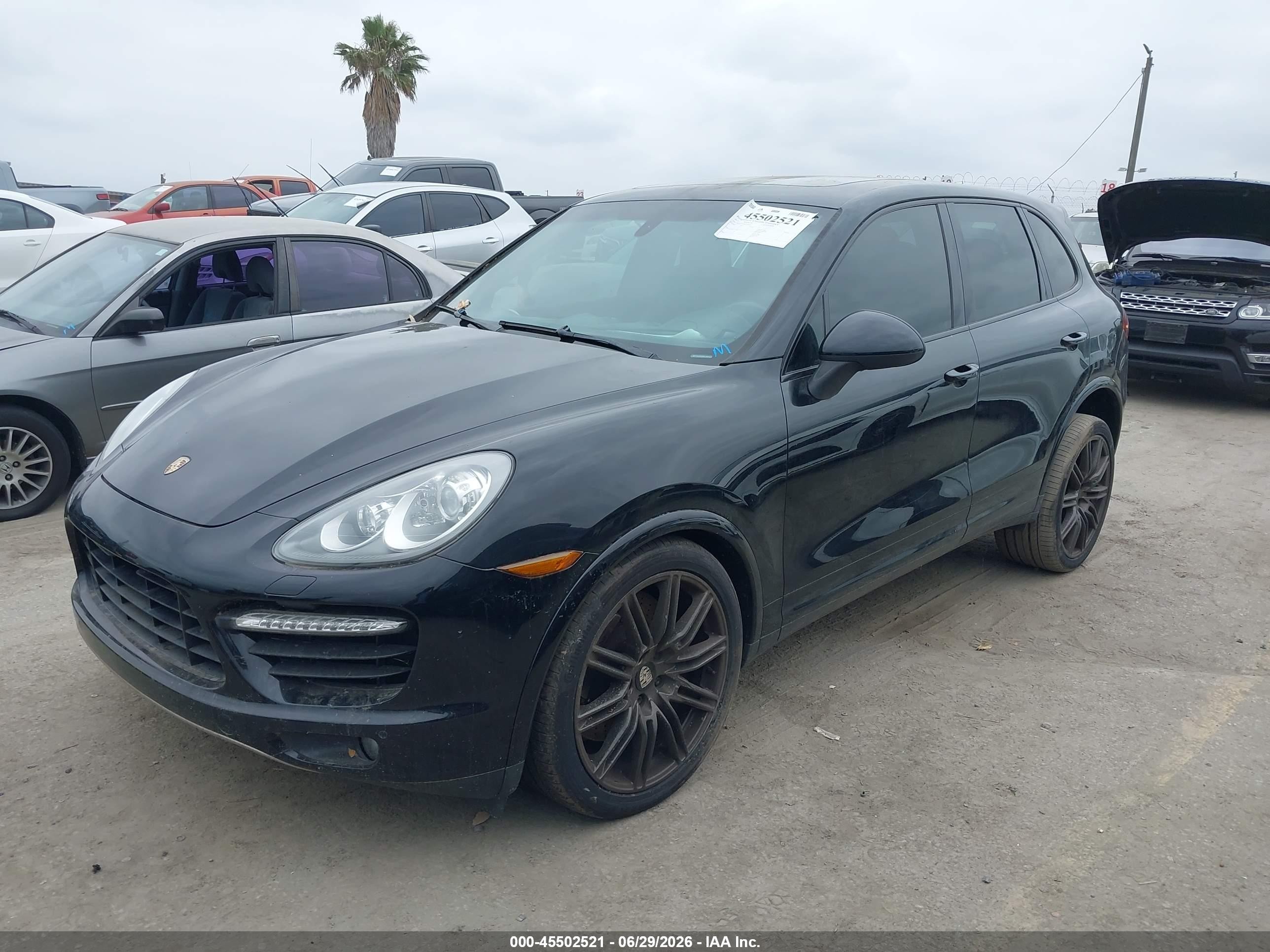 2012 Porsche Cayenne Turbo Black vin: WP1AC2A25CLA84471