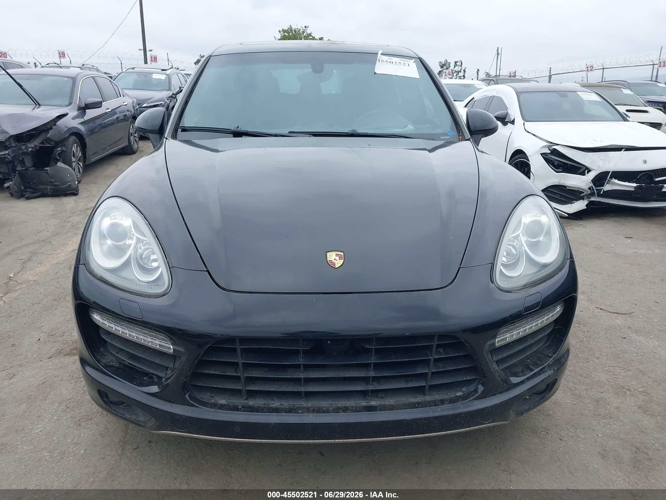 2012 Porsche Cayenne Turbo Black vin: WP1AC2A25CLA84471