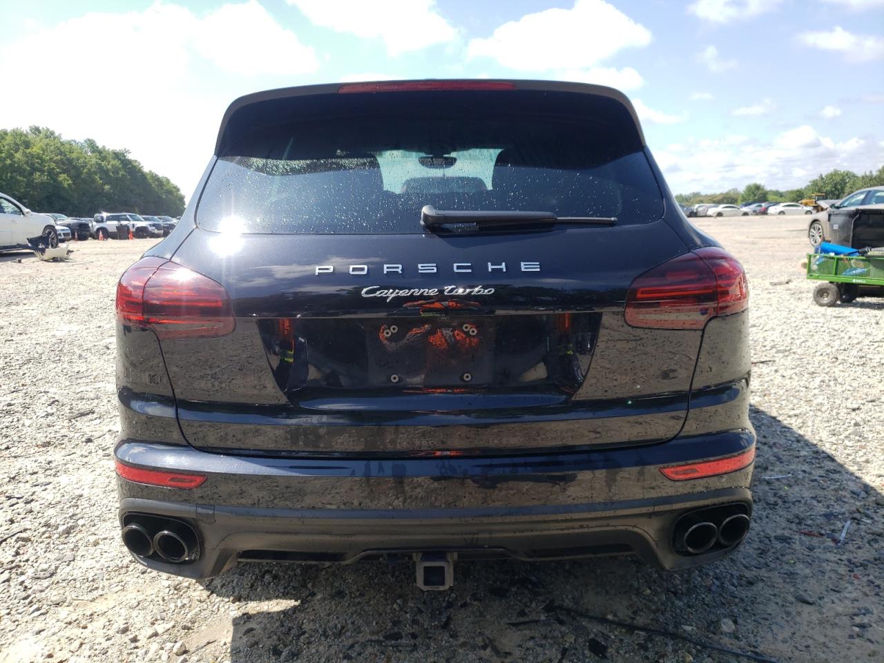 2017 Porsche Cayenne Turbo Черный vin: WP1AC2A28HLA92393