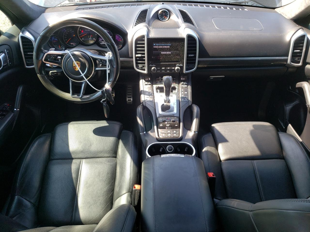 2017 Porsche Cayenne Turbo Черный vin: WP1AC2A28HLA92393