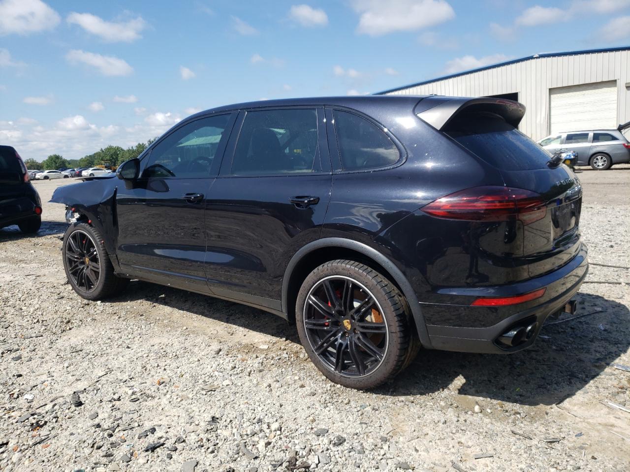 2017 Porsche Cayenne Turbo Черный vin: WP1AC2A28HLA92393