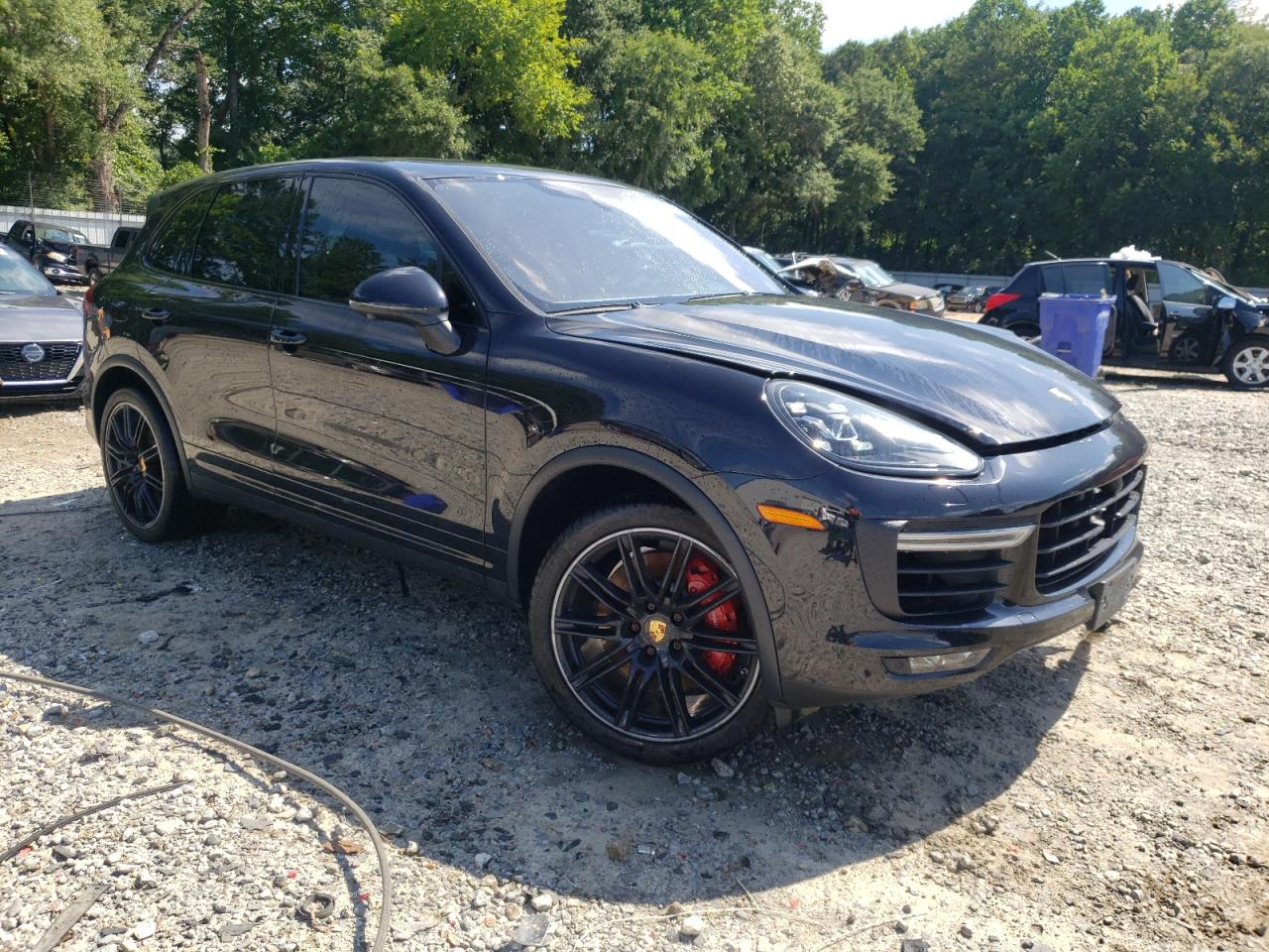 2017 Porsche Cayenne Turbo Черный vin: WP1AC2A28HLA92393