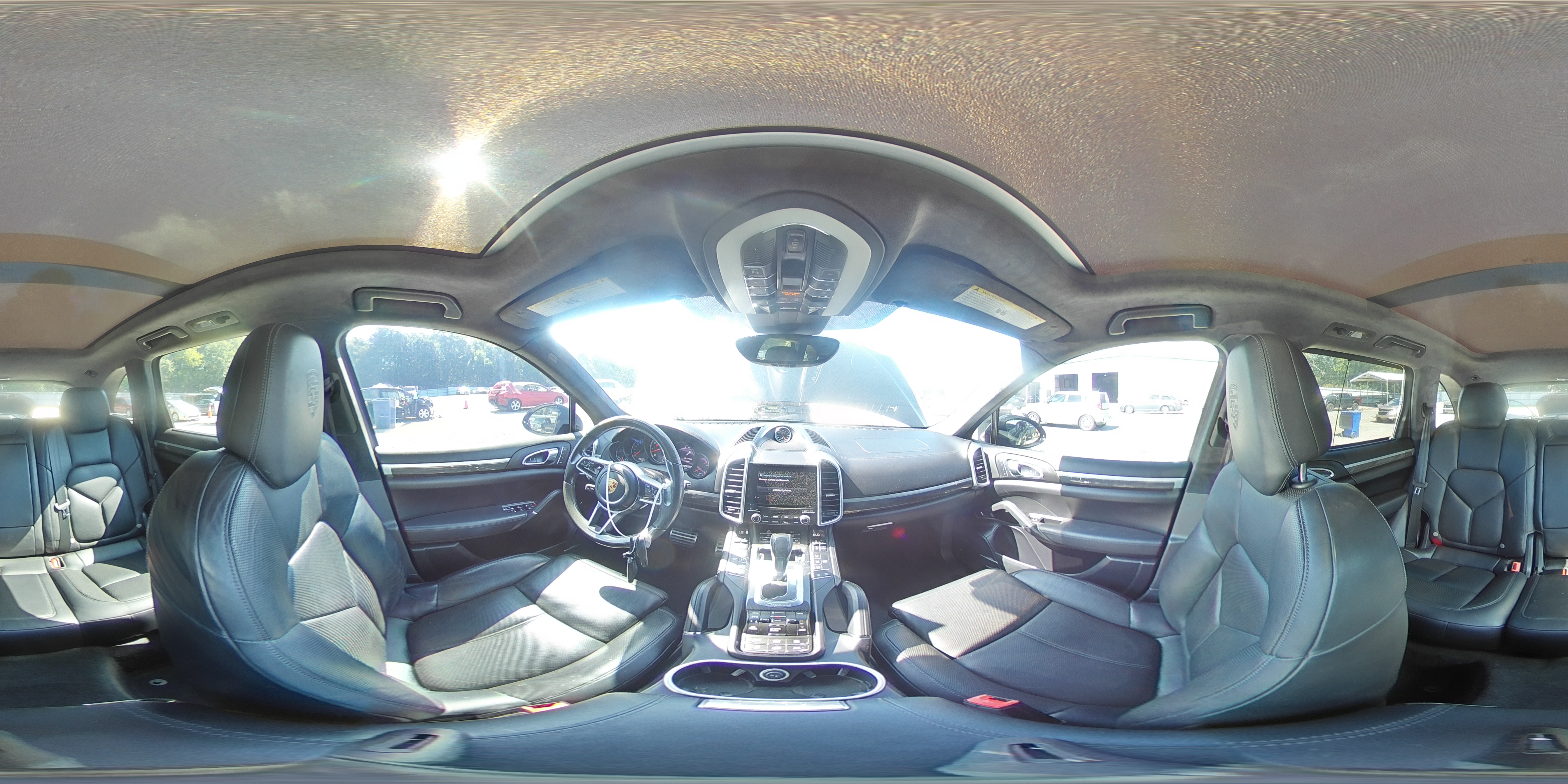 2017 Porsche Cayenne Turbo Черный vin: WP1AC2A28HLA92393