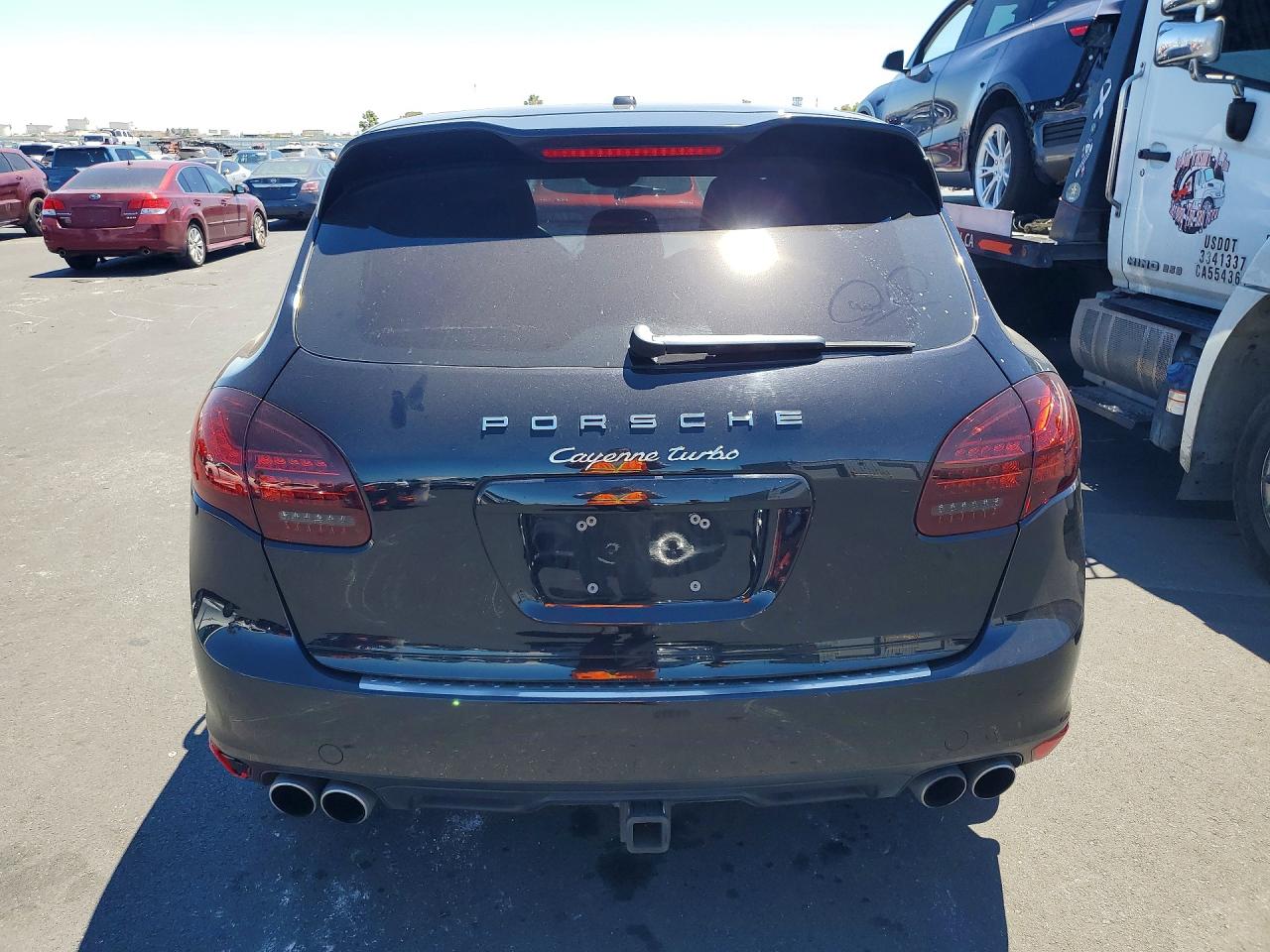 2014 Porsche Cayenne Turbo Black vin: WP1AC2A29ELA80717