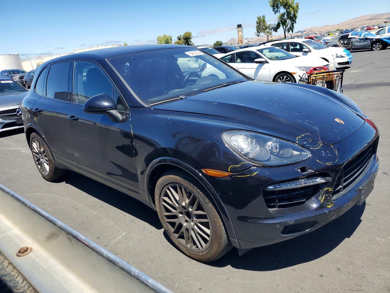2014 Porsche Cayenne Turbo Black vin: WP1AC2A29ELA80717