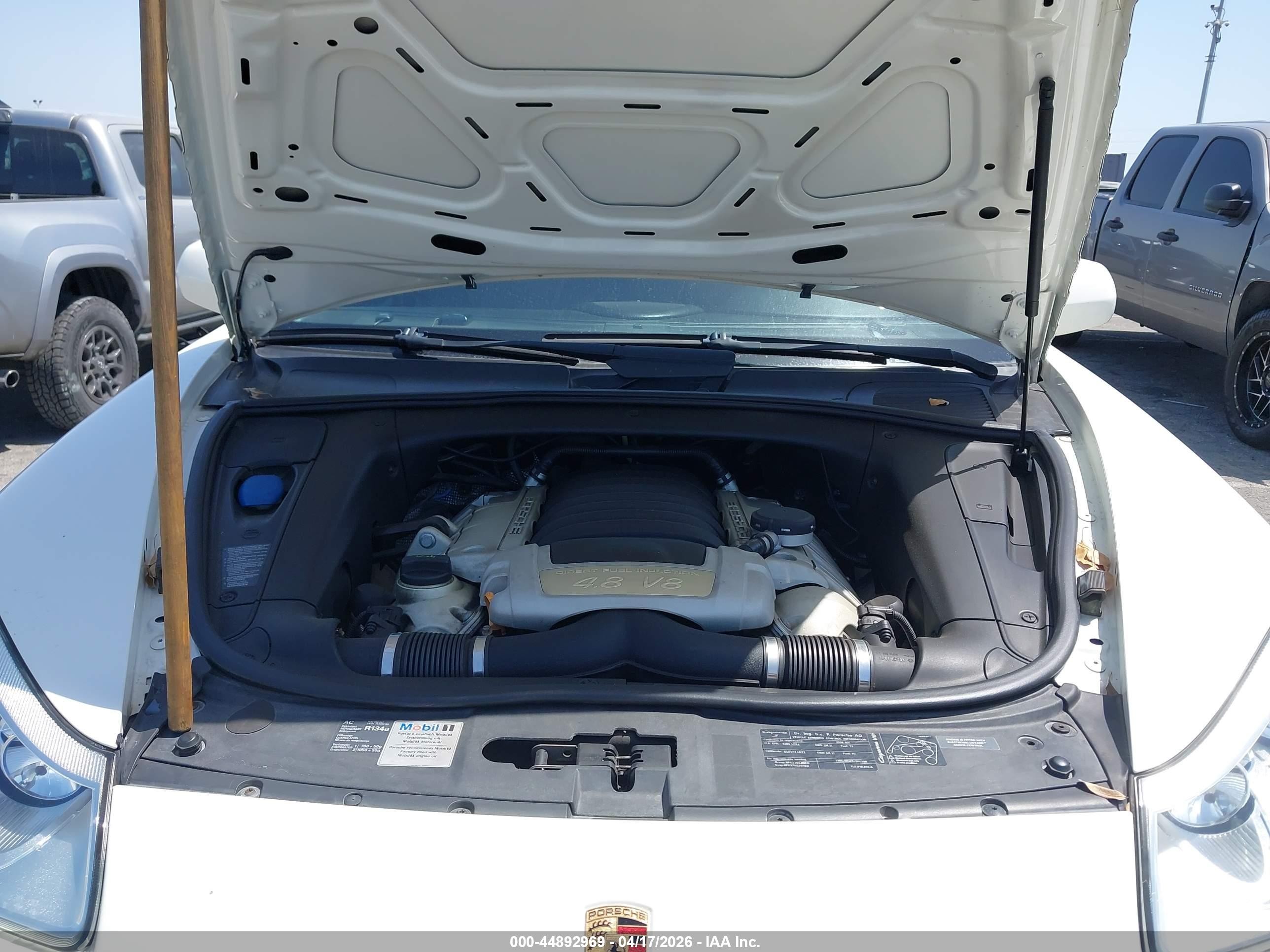 2008 Porsche Cayenne Gts White vin: WP1AD29P28LA73867
