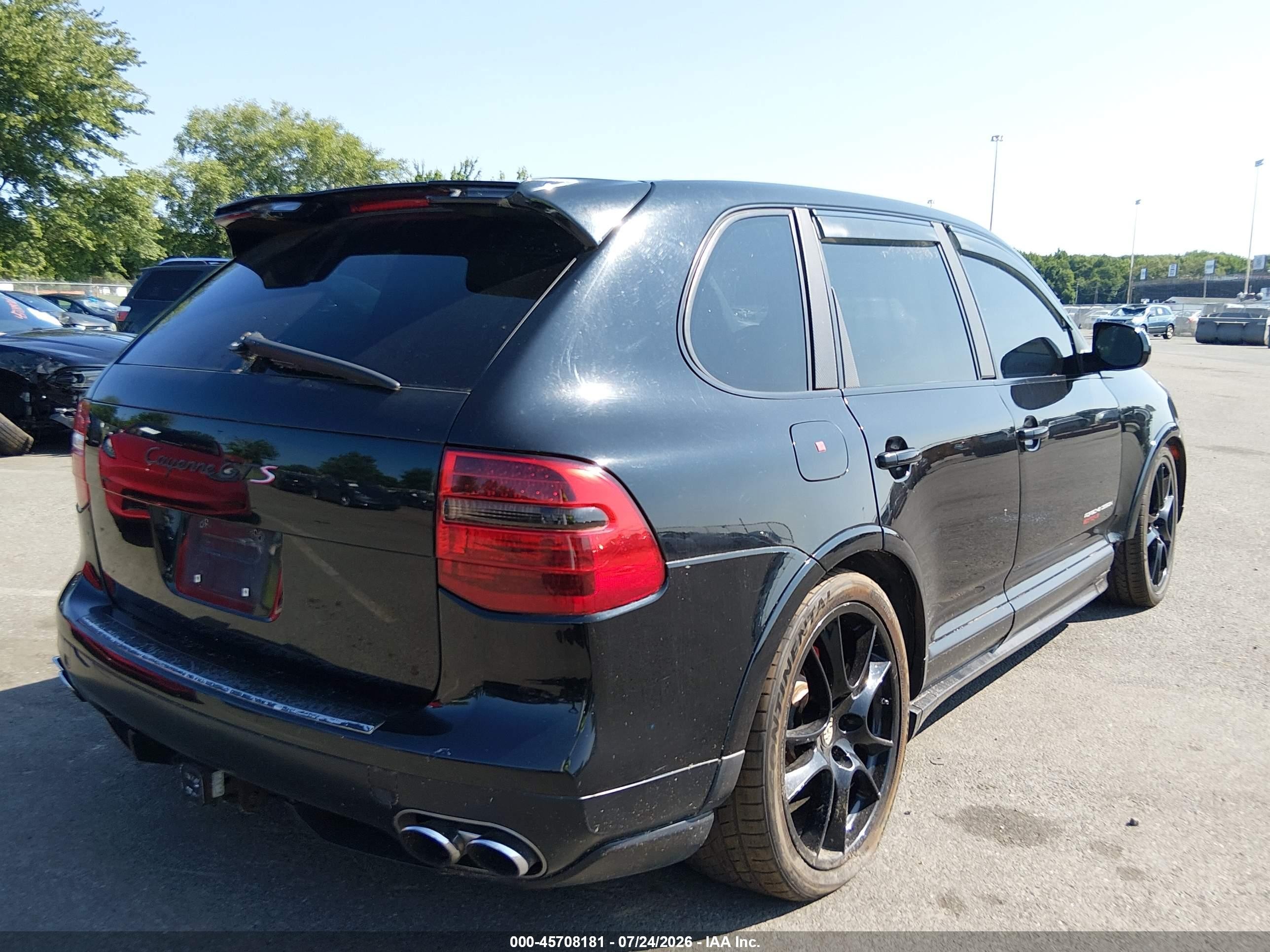 2009 Porsche Cayenne Gts Black vin: WP1AD29P69LA62193