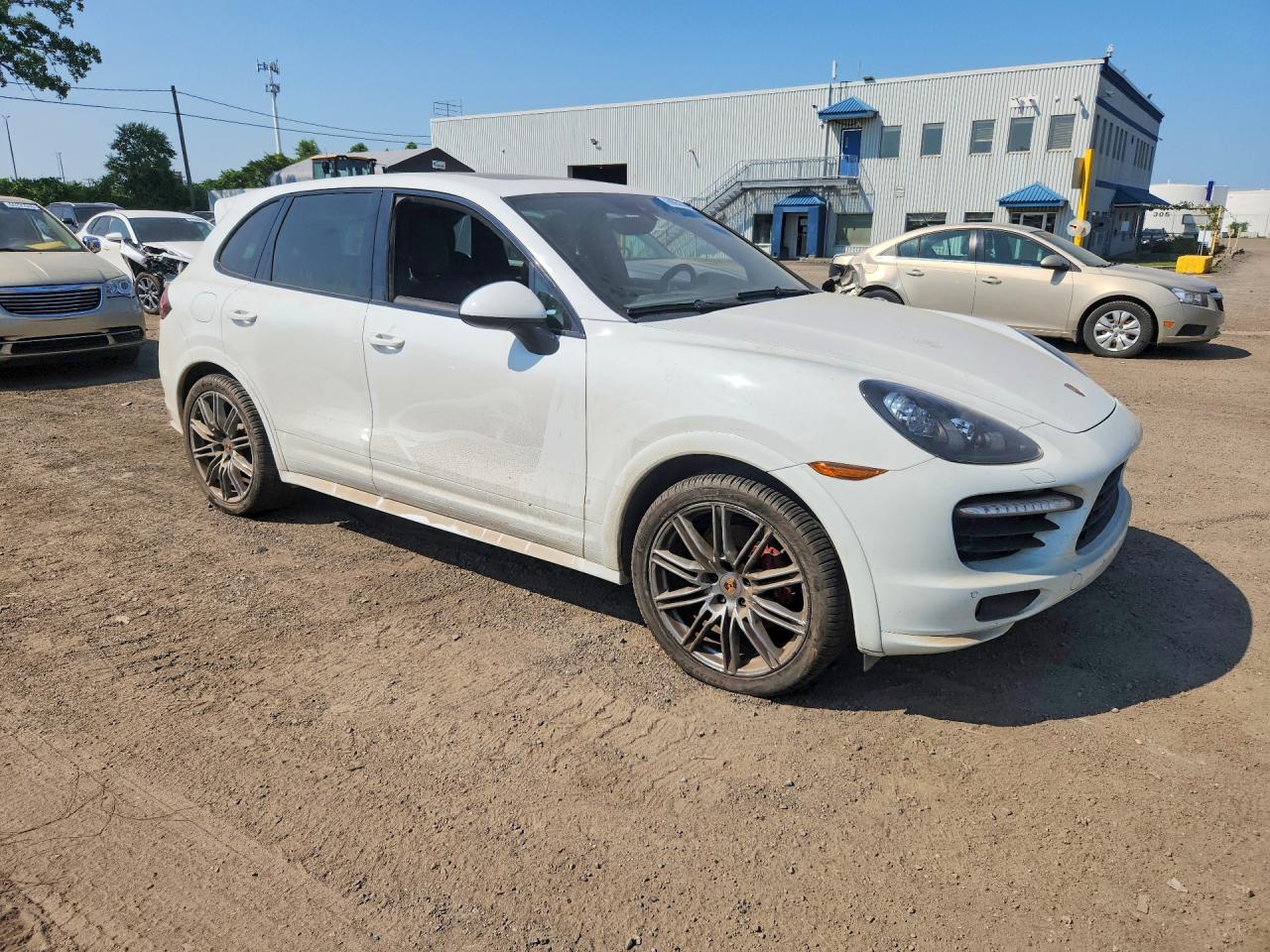 2014 Porsche Cayenne White vin: WP1AD2A22ELA72701