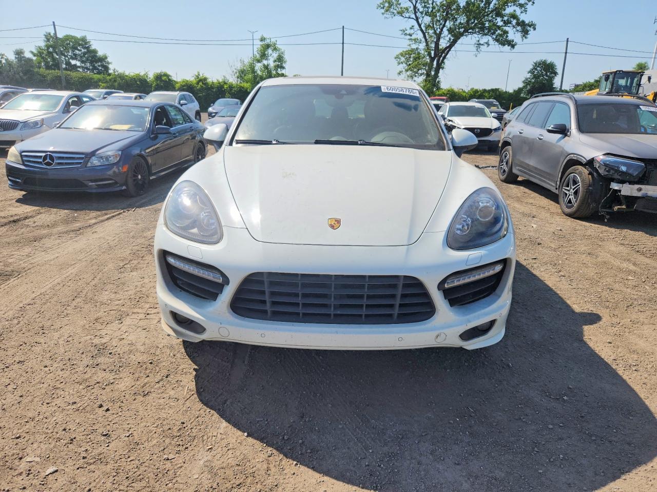 2014 Porsche Cayenne White vin: WP1AD2A22ELA72701