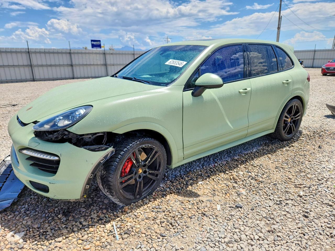 2014 Porsche Cayenne Gts Green vin: WP1AD2A27ELA78087