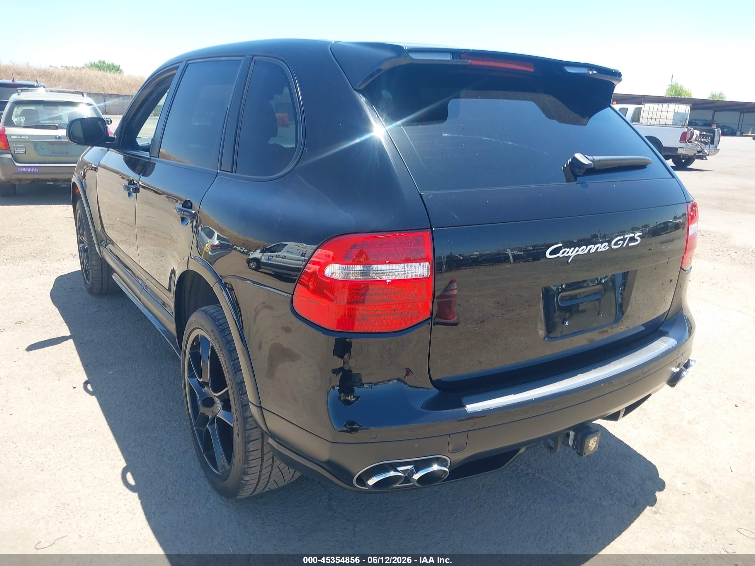 2010 Porsche Cayenne Gts Black vin: WP1AD2AP8ALA60042