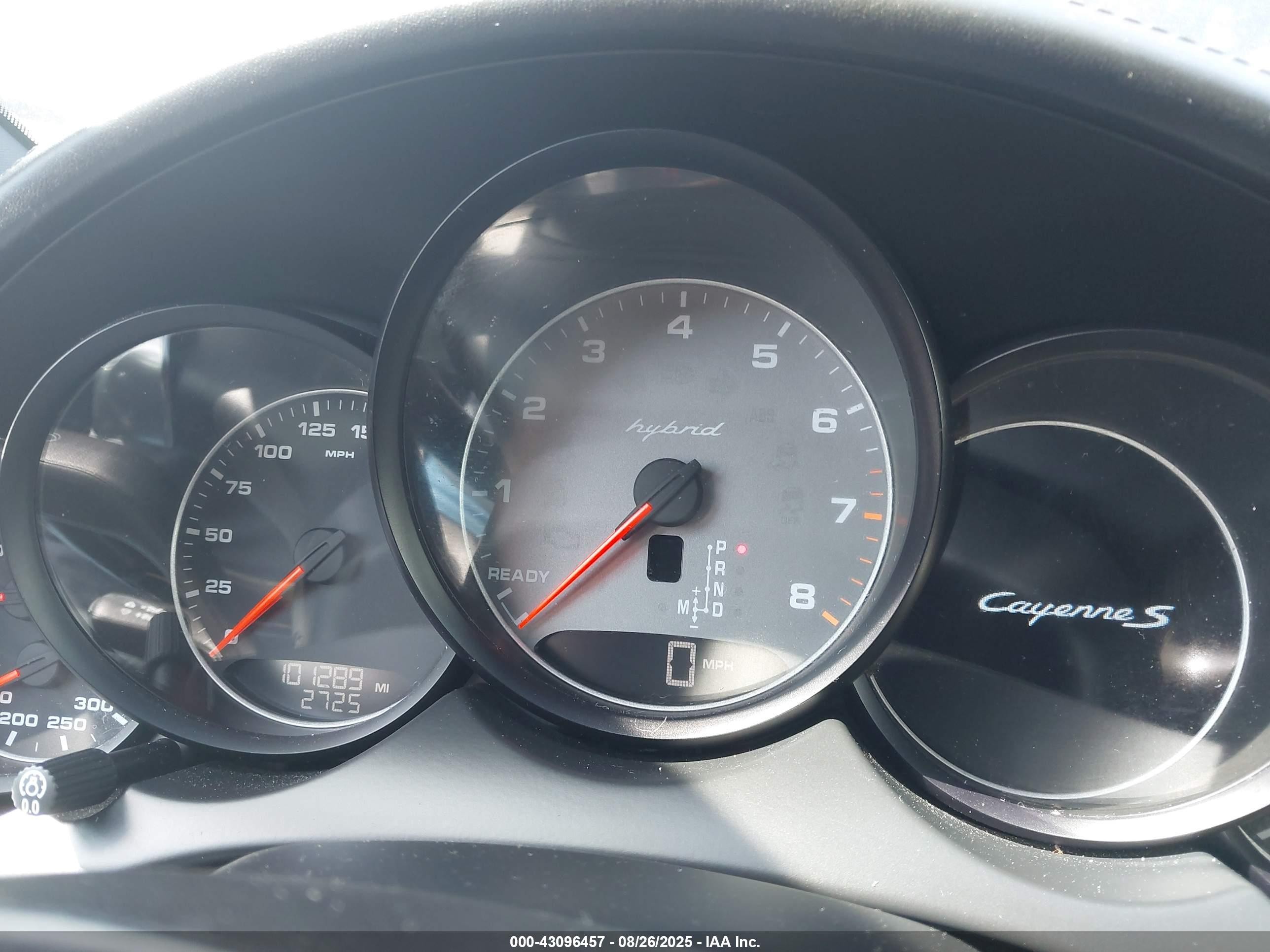 2011 Porsche Cayenne Hybrid S Black vin: WP1AE2A20BLA92714