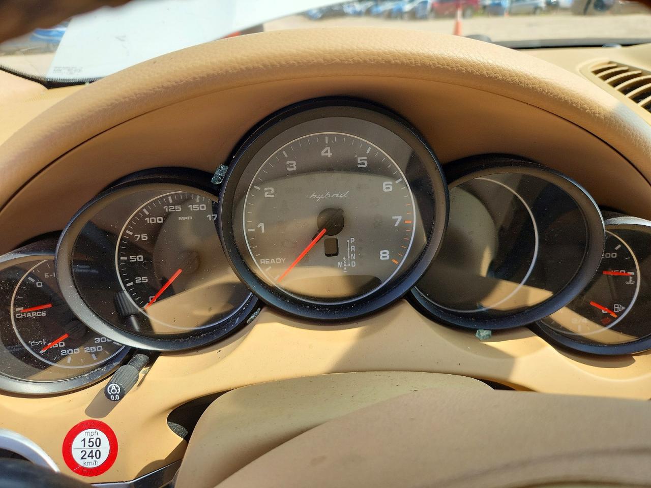 2014 Porsche Cayenne S Hybrid Белый vin: WP1AE2A21ELA50234