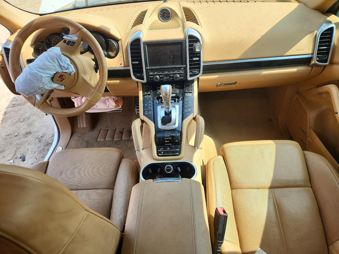 2014 Porsche Cayenne S Hybrid Белый vin: WP1AE2A21ELA50234
