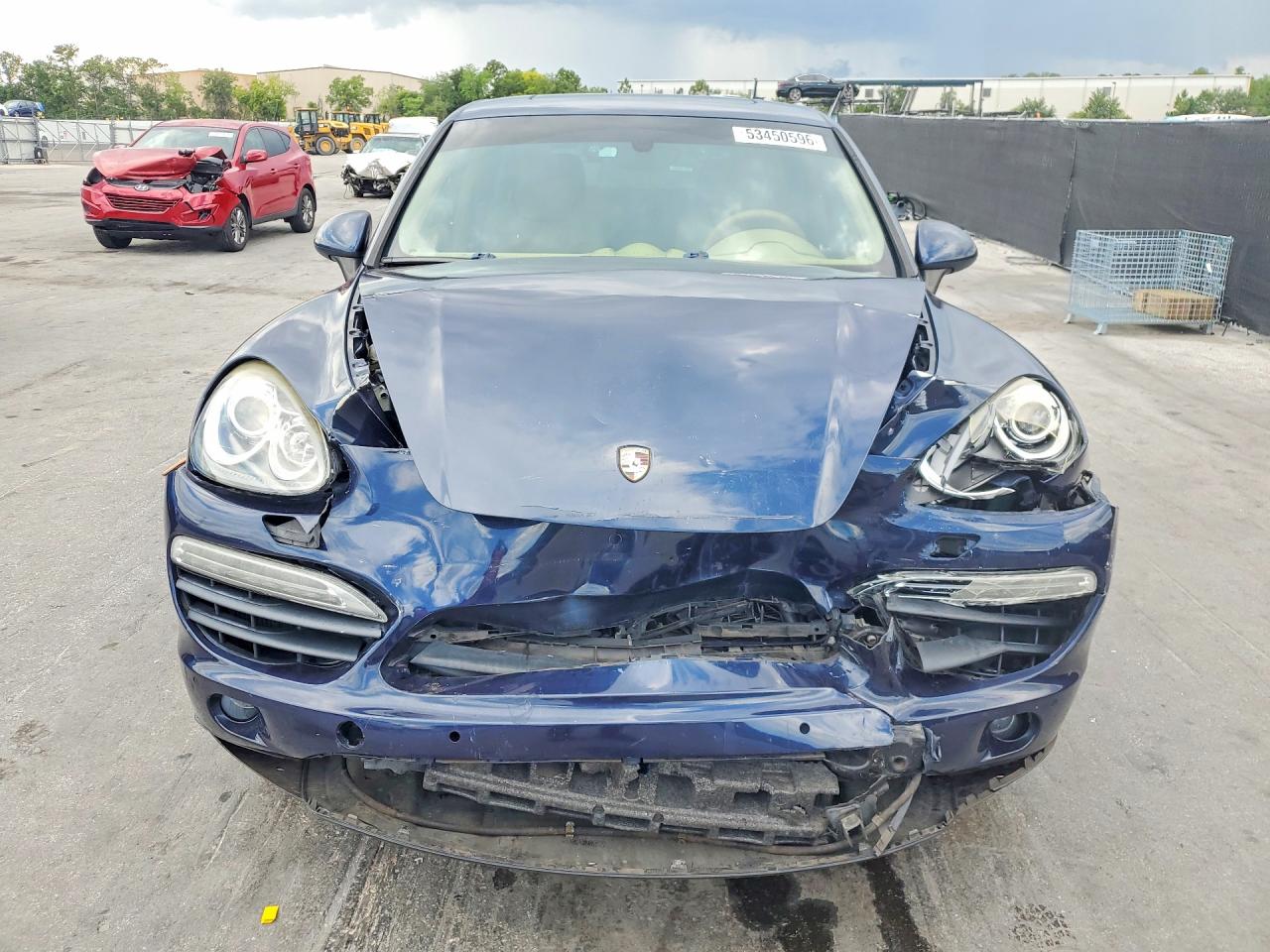 2012 Porsche Cayenne S Hybrid Blue vin: WP1AE2A22CLA92263