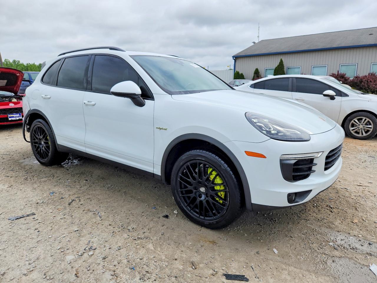 2015 Porsche Cayenne Se Hybrid White vin: WP1AE2A24FLA50214