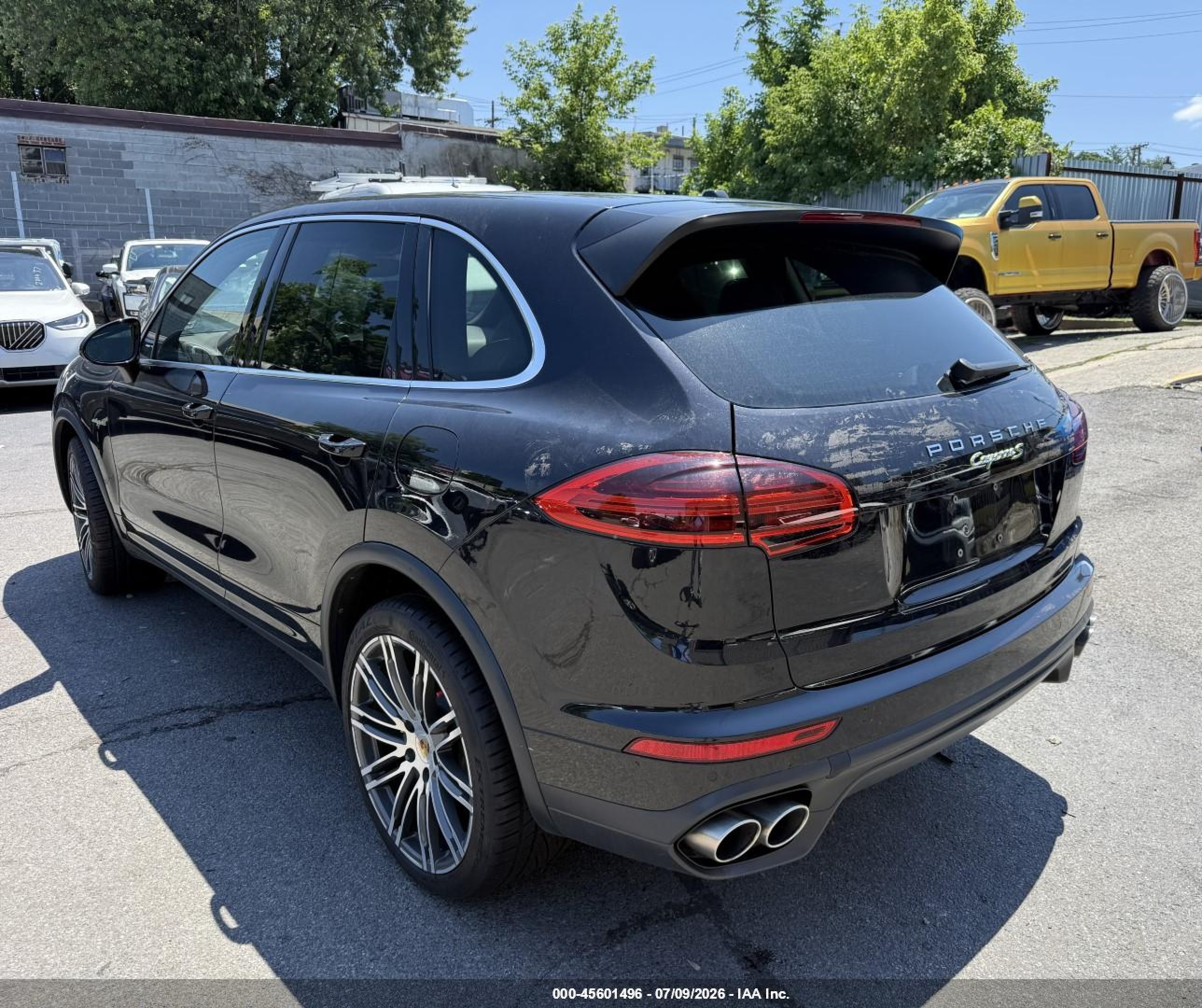 2015 Porsche Cayenne E-hybrid S Black vin: WP1AE2A24FLA52030