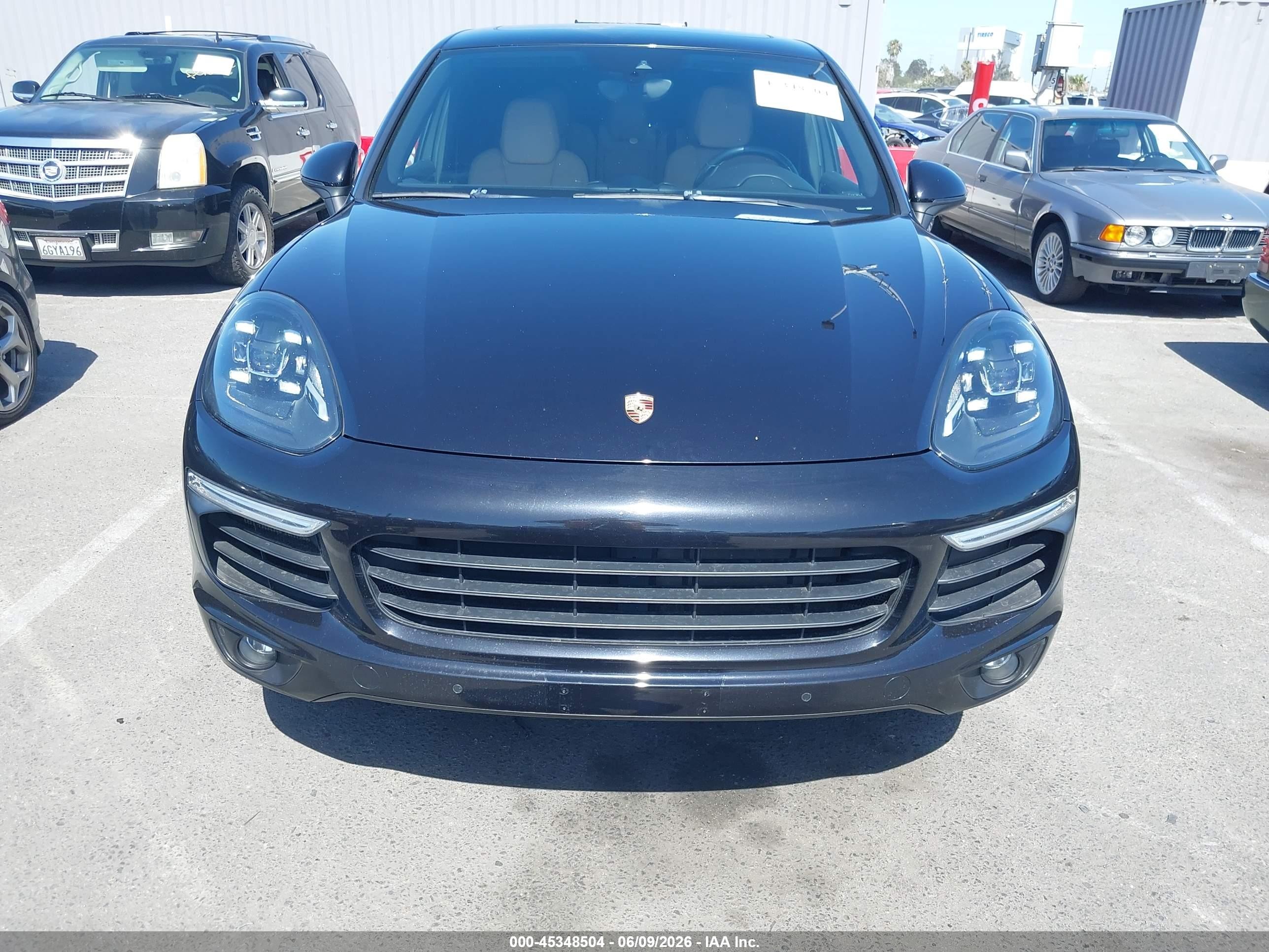 2015 Porsche Cayenne E-hybrid S Black vin: WP1AE2A27FLA54063