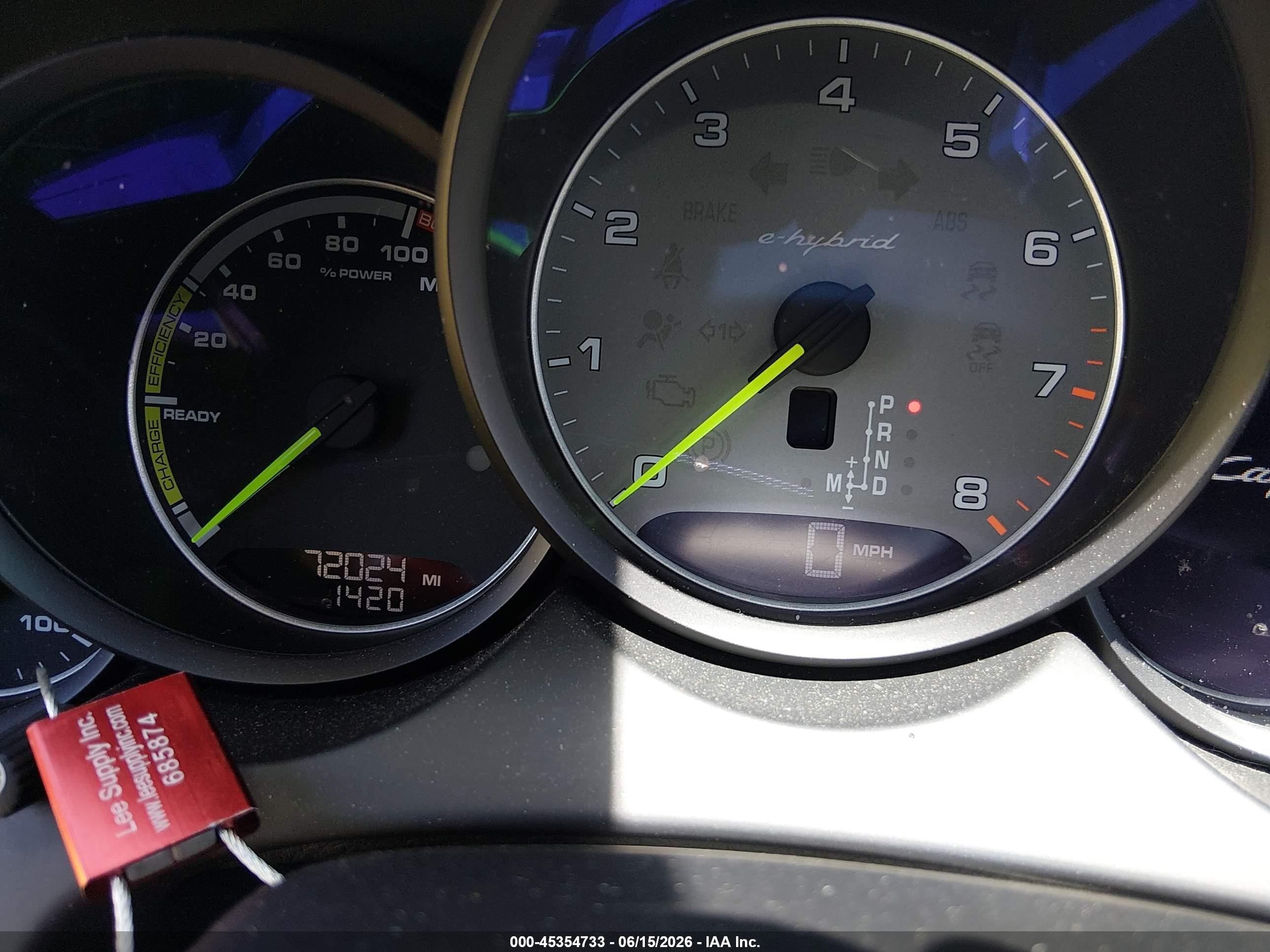 2015 Porsche Cayenne E-hybrid S Серый vin: WP1AE2A29FLA52010