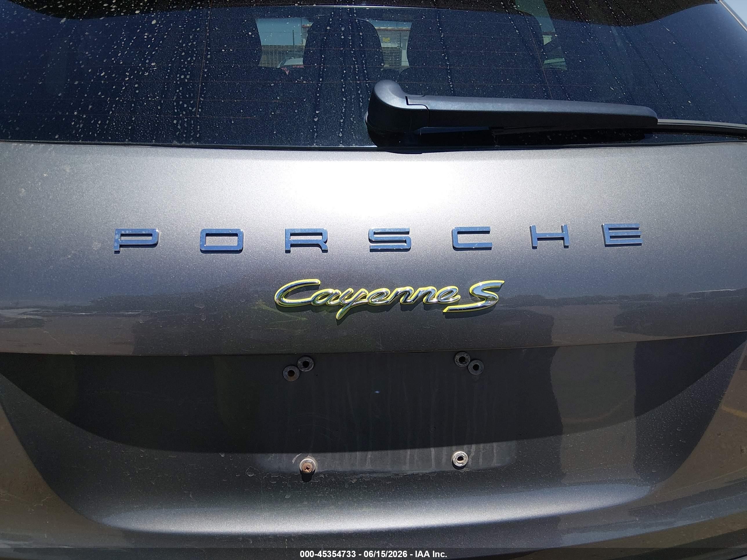 2015 Porsche Cayenne E-hybrid S Серый vin: WP1AE2A29FLA52010