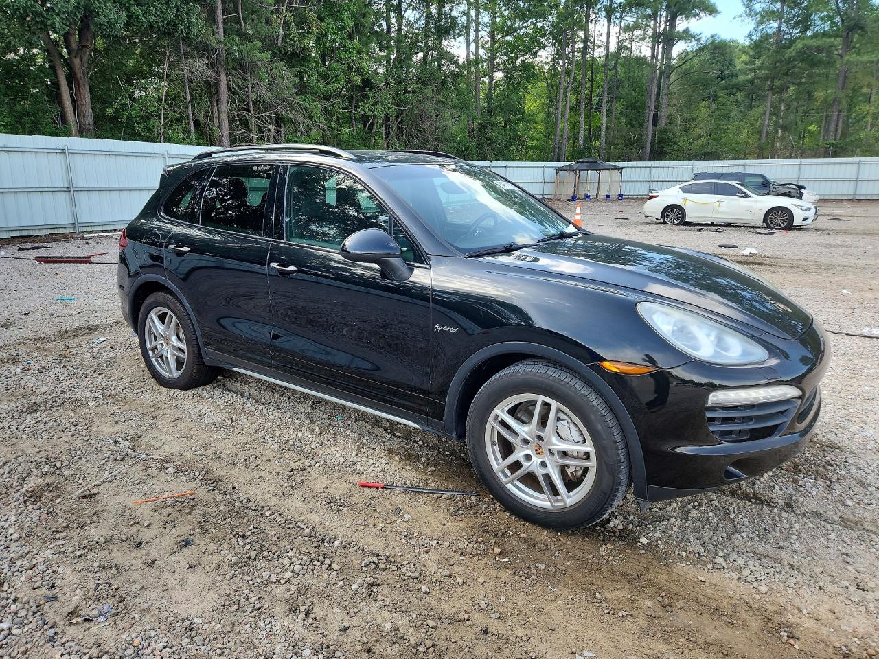 2013 Porsche Cayenne S Hybrid Black vin: WP1AE2A2XDLA15710