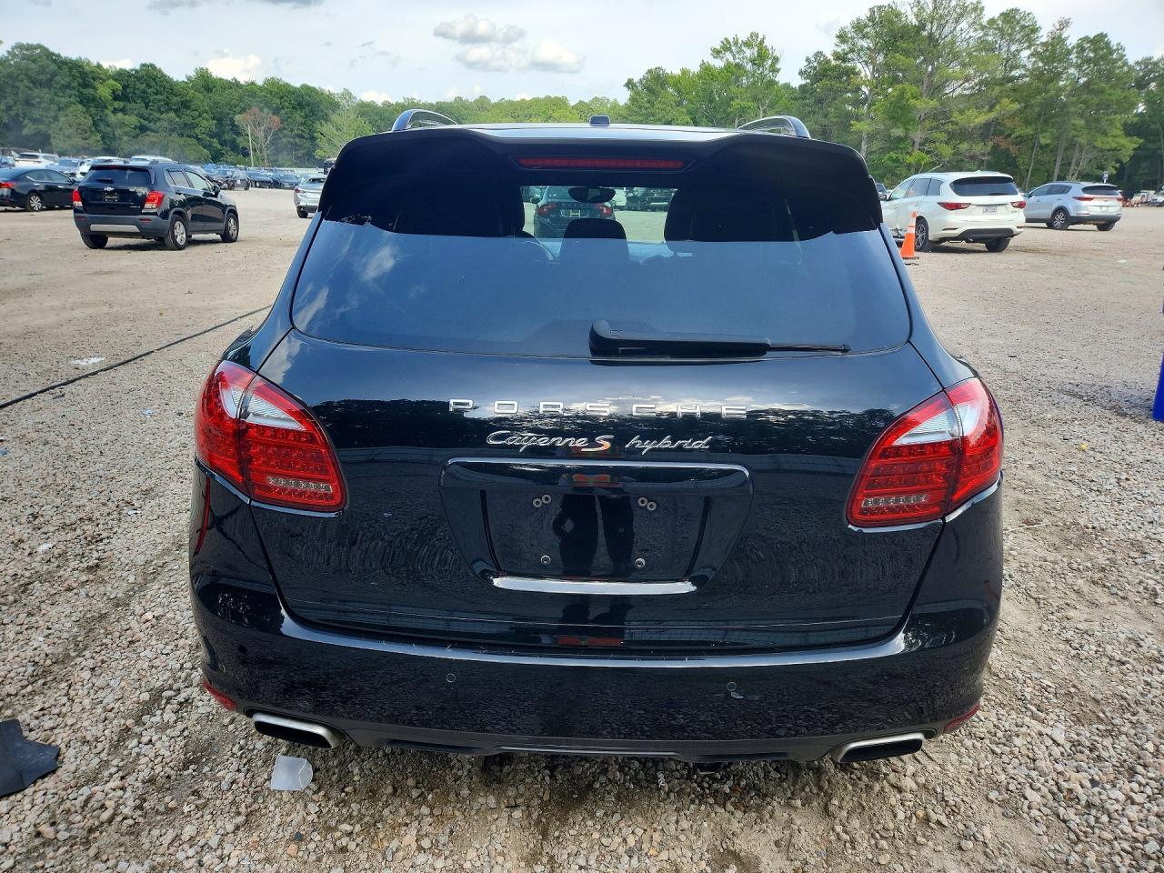 2013 Porsche Cayenne S Hybrid Black vin: WP1AE2A2XDLA15710