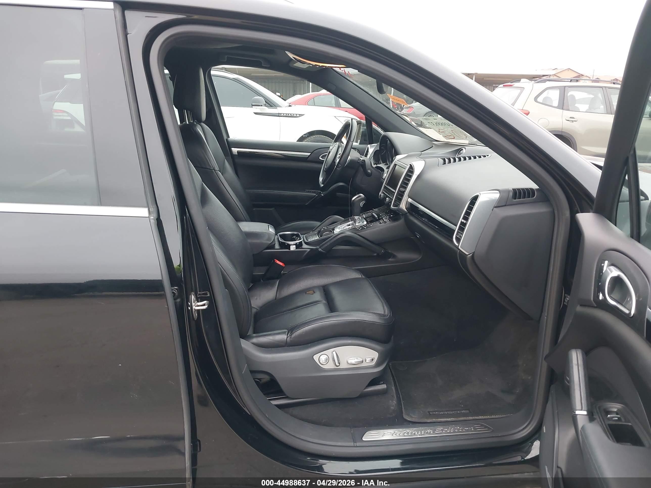 2014 Porsche Cayenne Diesel Platinum Edition Black vin: WP1AF2A21ELA45709