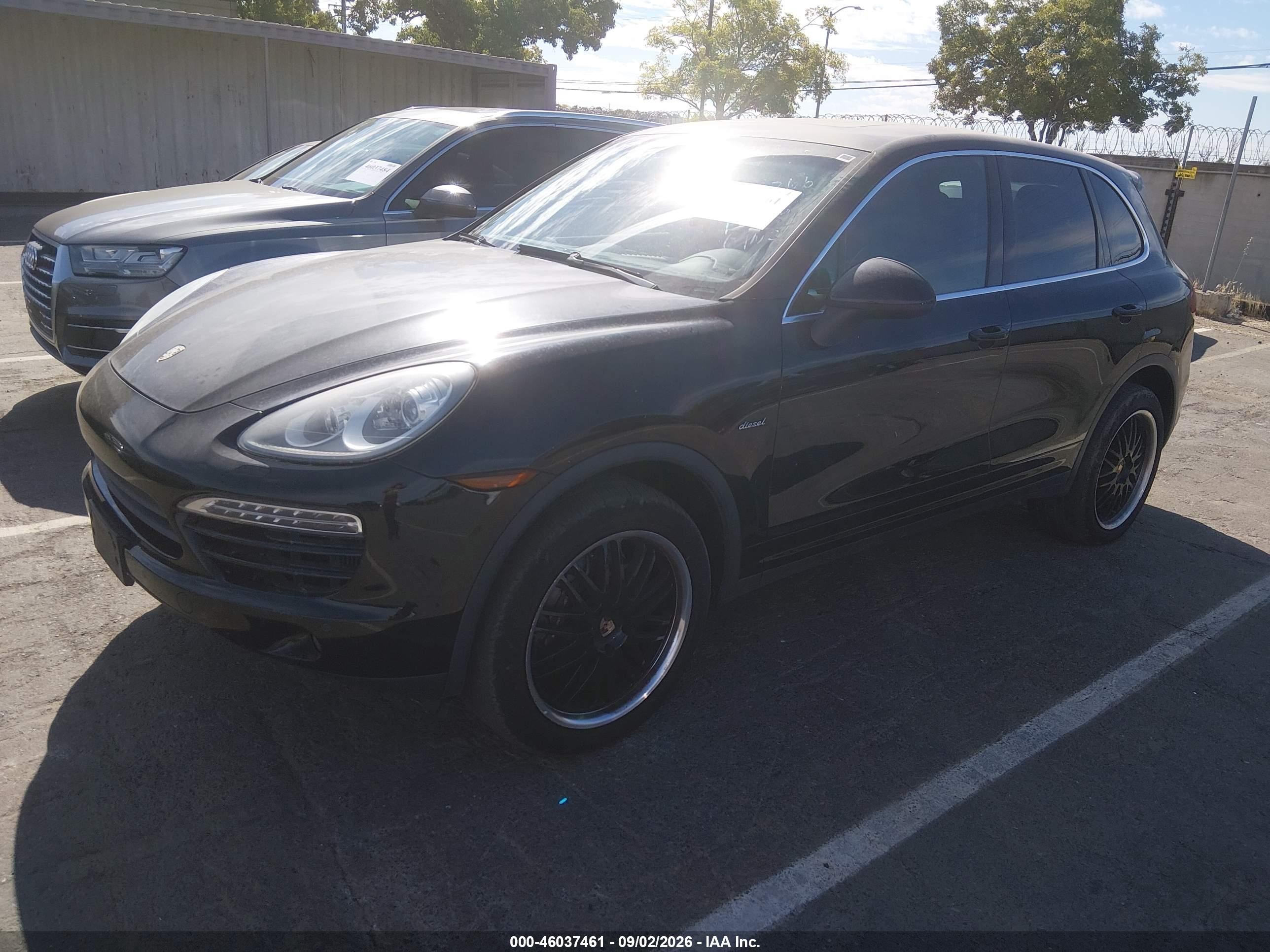 2014 Porsche Cayenne Diesel Черный vin: WP1AF2A22ELA39515