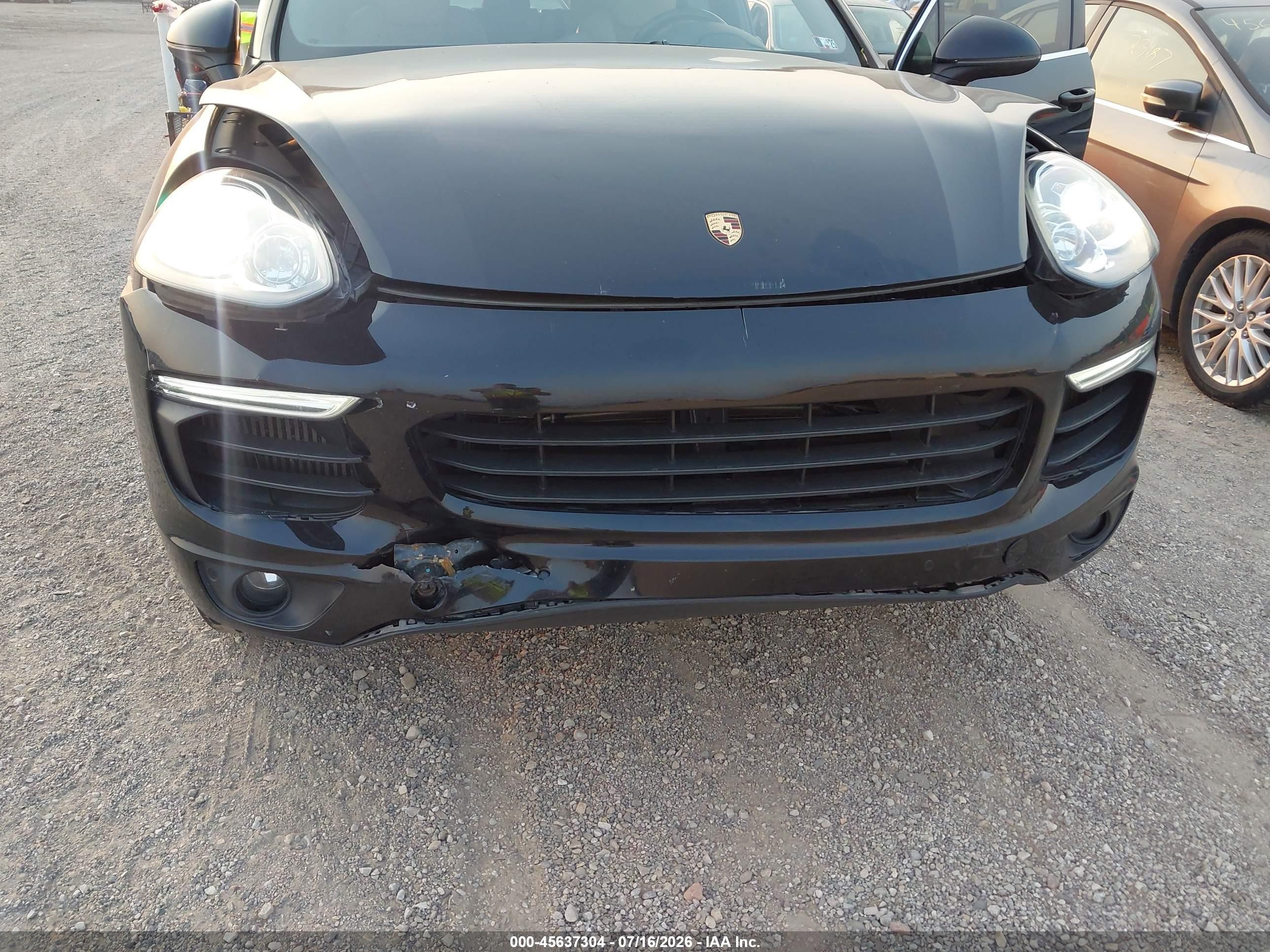 2015 Porsche Cayenne Diesel Черный vin: WP1AF2A24FLA40926