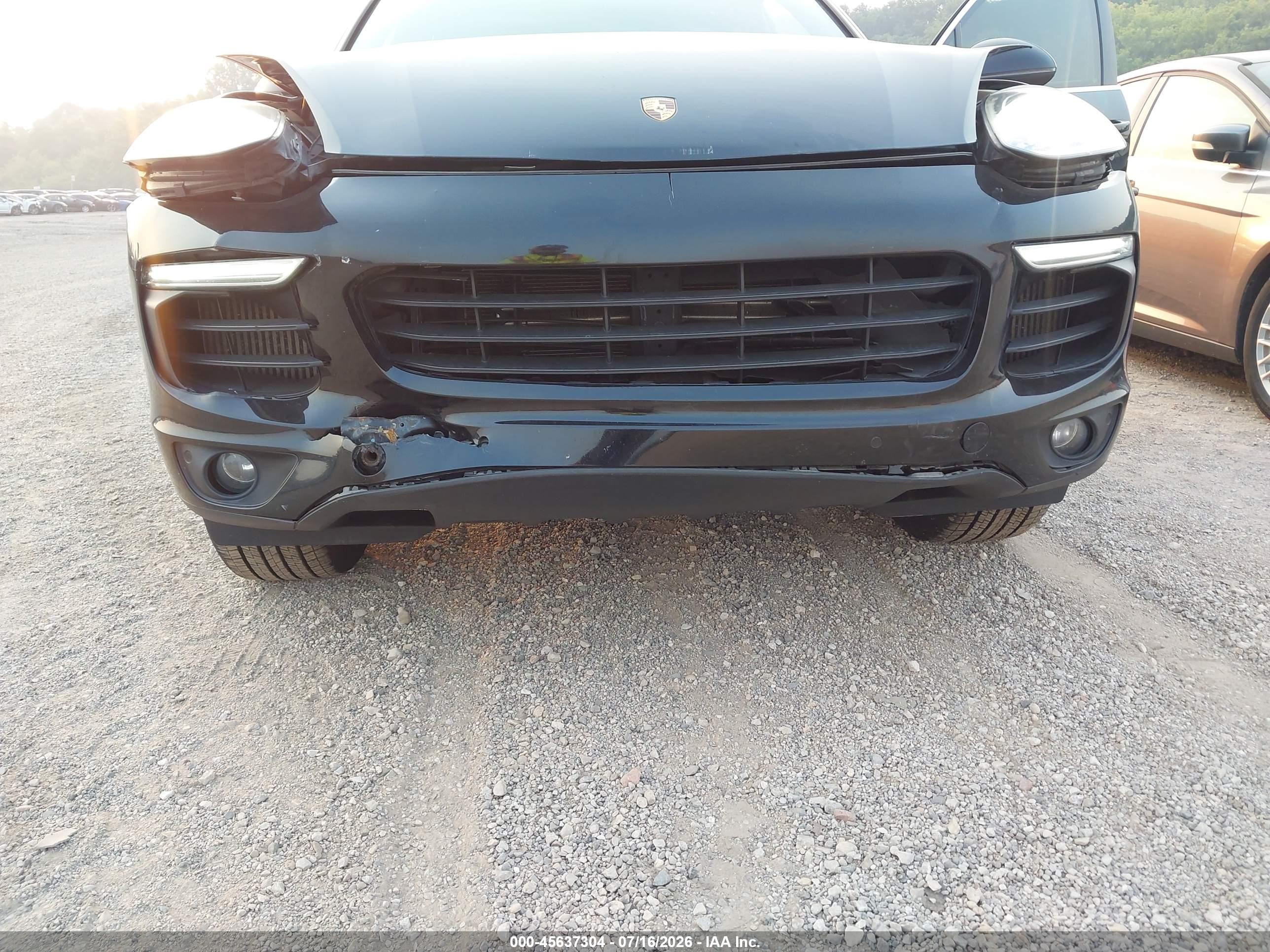2015 Porsche Cayenne Diesel Черный vin: WP1AF2A24FLA40926