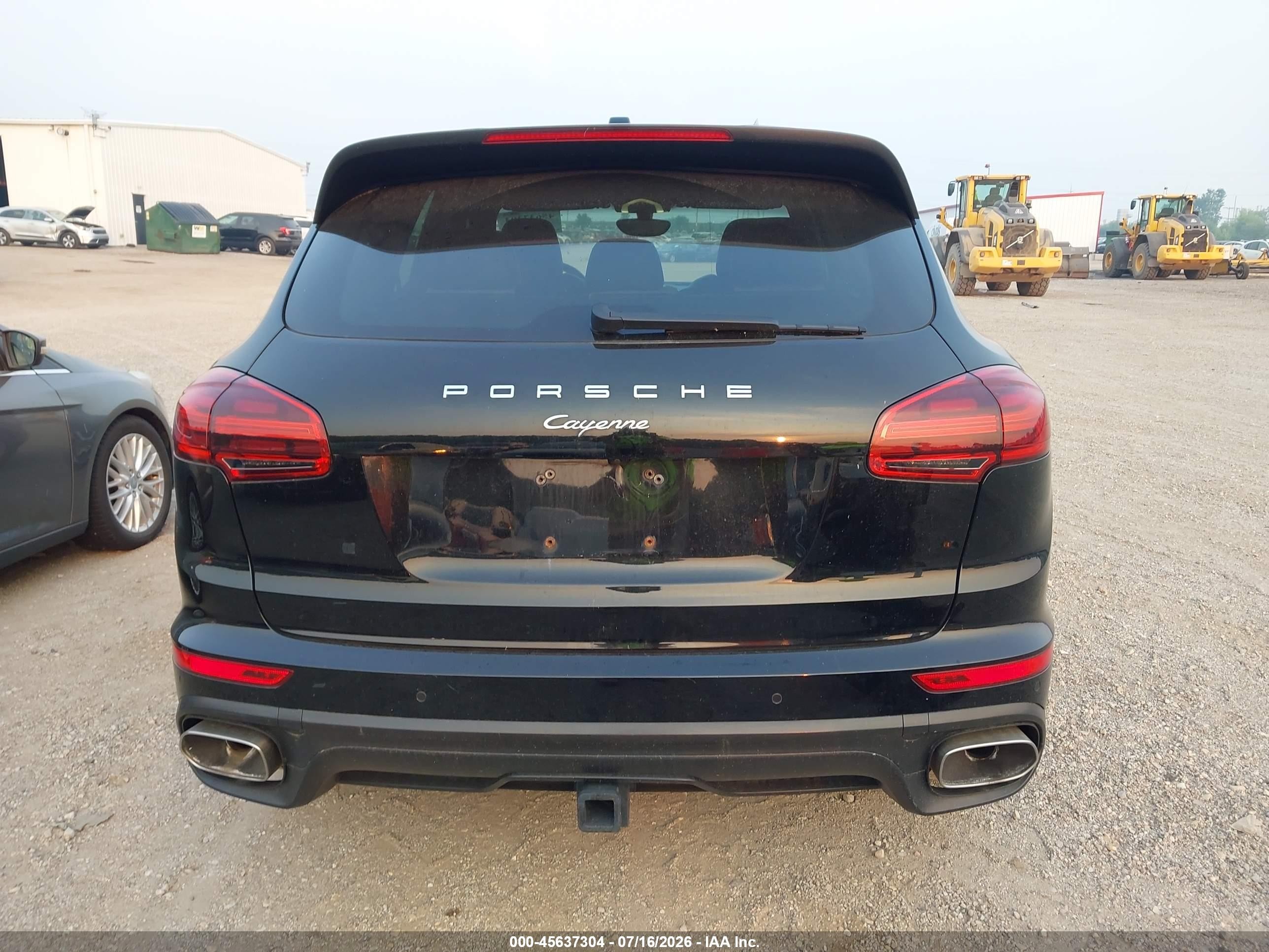 2015 Porsche Cayenne Diesel Черный vin: WP1AF2A24FLA40926