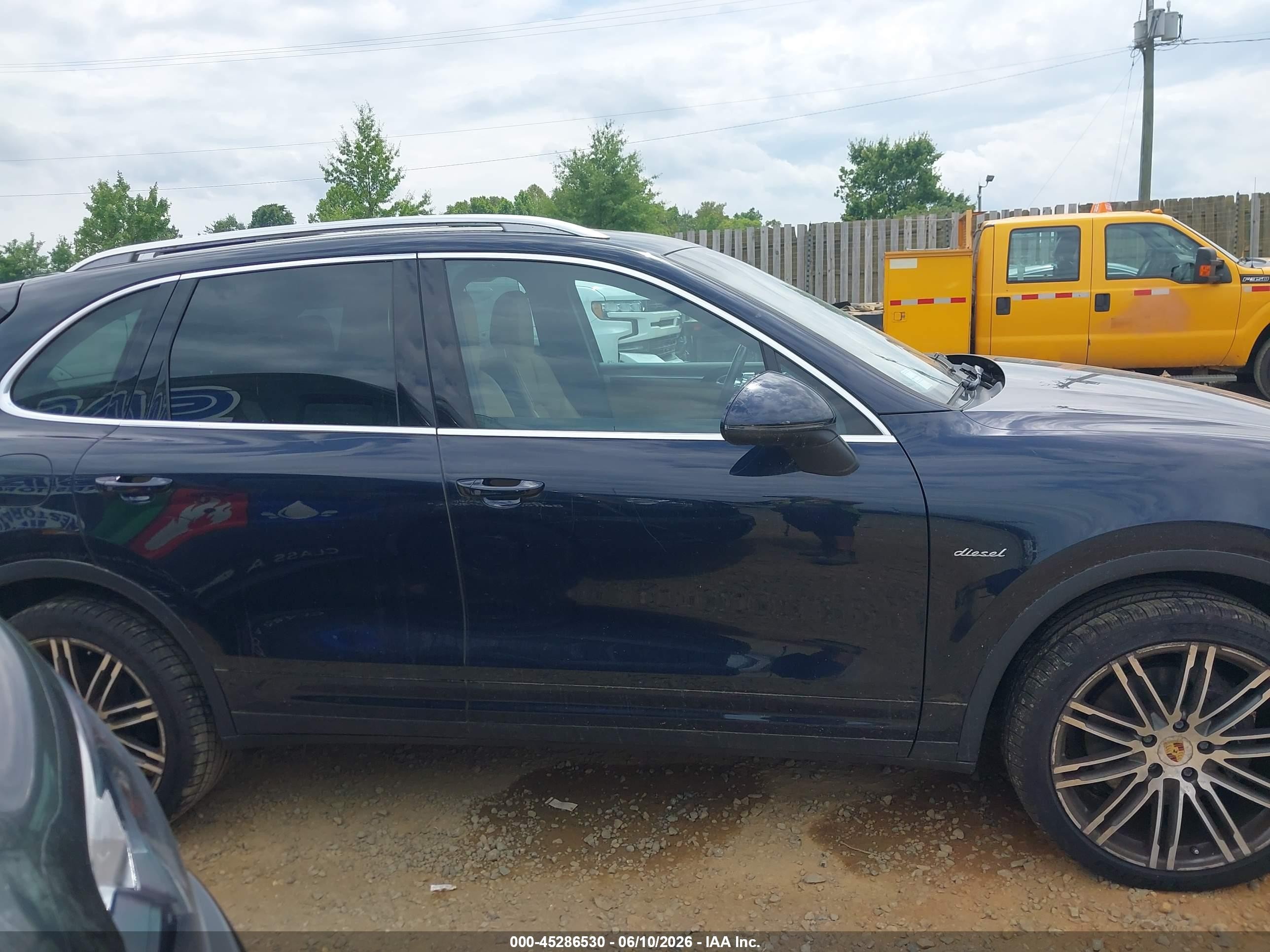 2015 Porsche Cayenne Diesel Black vin: WP1AF2A24FLA42370