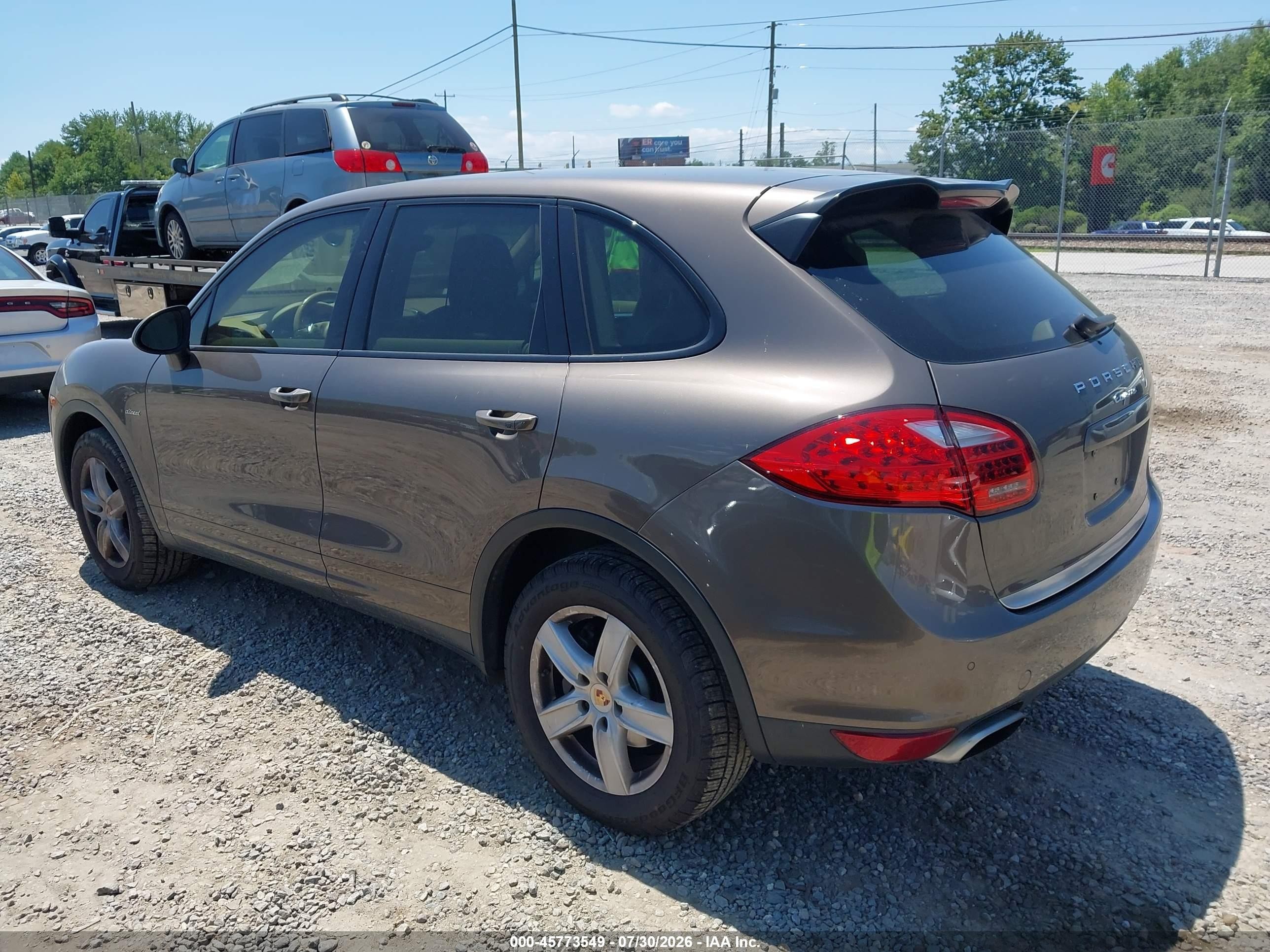 2014 Porsche Cayenne Diesel/diesel Platinum Edition Gray vin: WP1AF2A27ELA32088