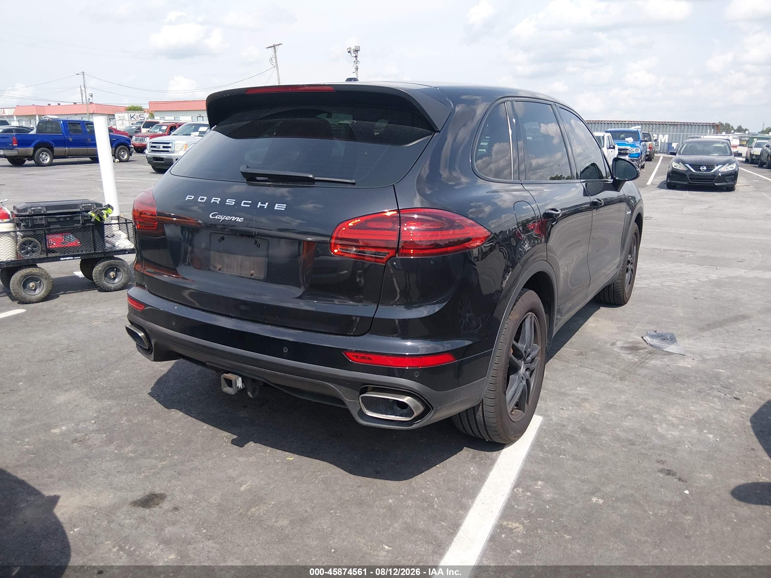 2015 Porsche Cayenne Diesel Black vin: WP1AF2A27FLA30651