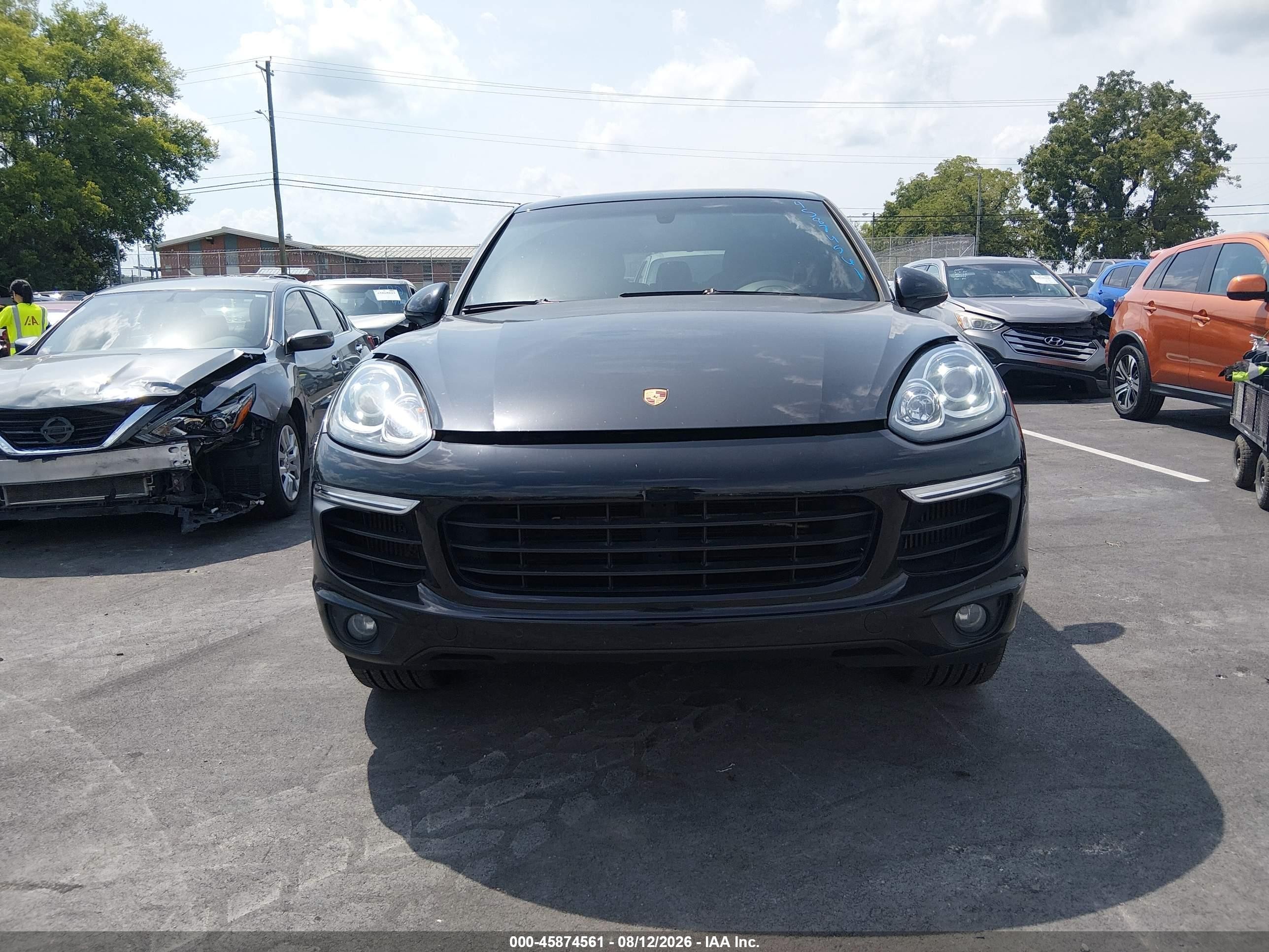 2015 Porsche Cayenne Diesel Black vin: WP1AF2A27FLA30651
