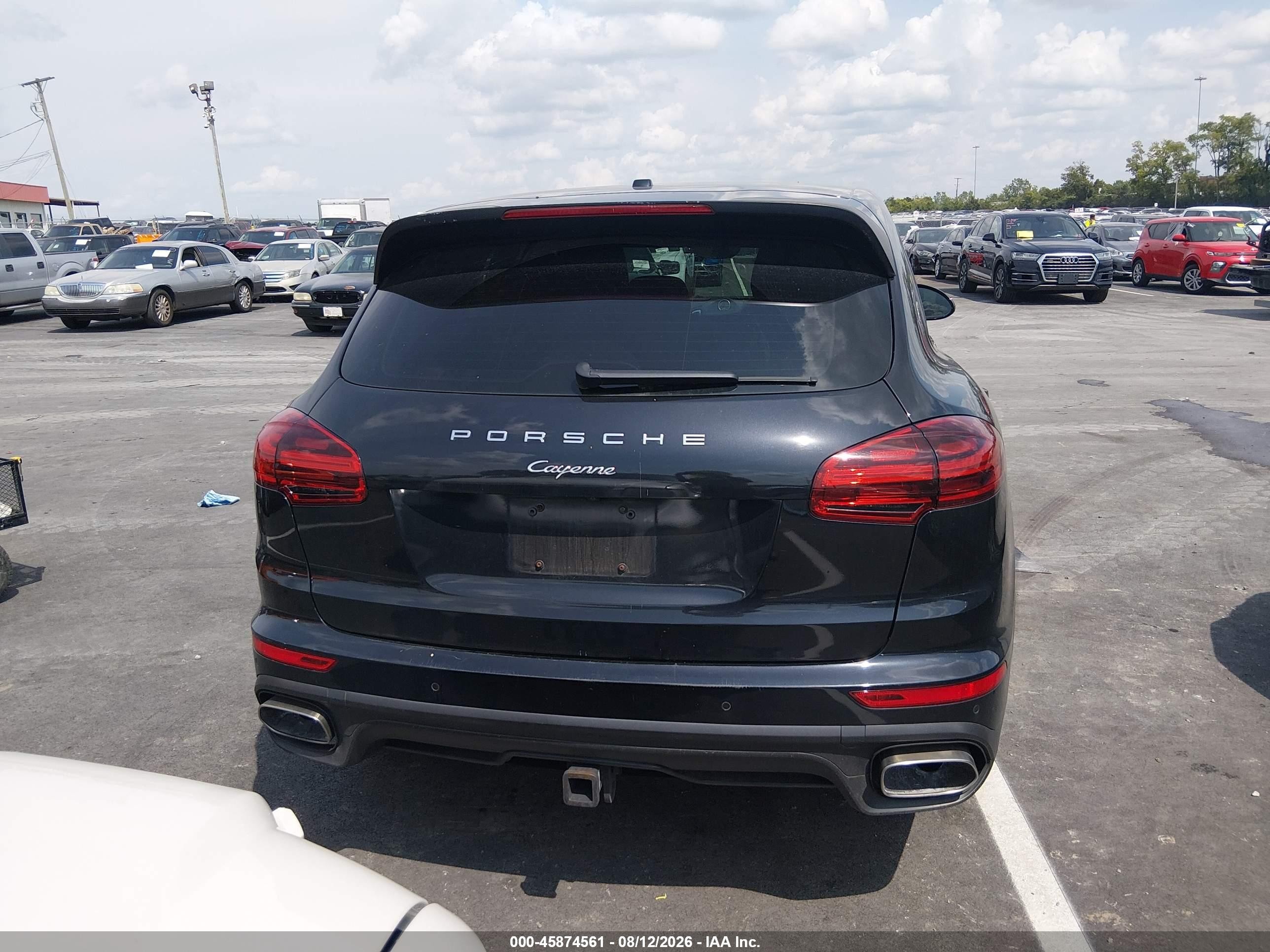 2015 Porsche Cayenne Diesel Black vin: WP1AF2A27FLA30651