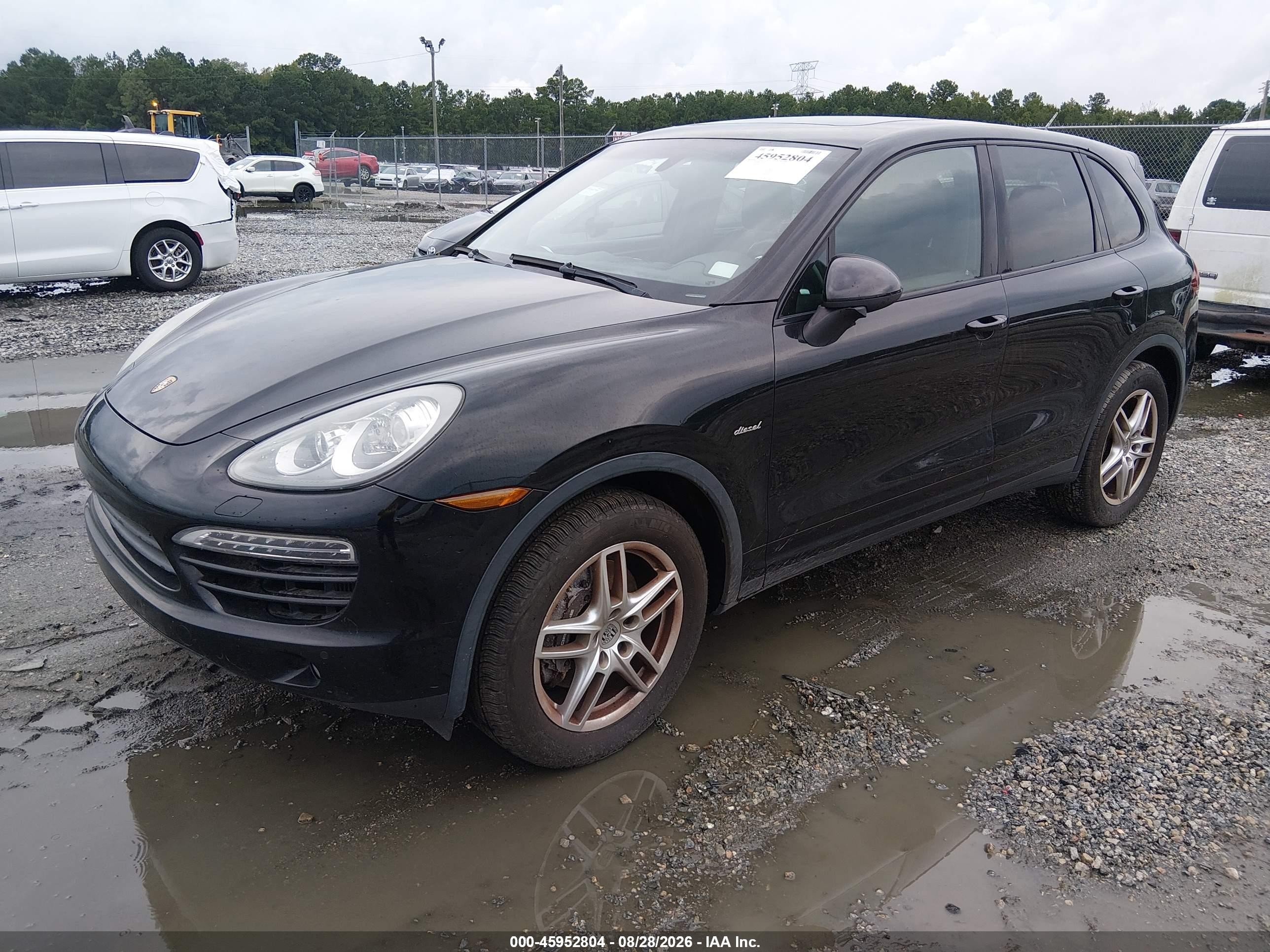 2014 Porsche Cayenne Diesel Black vin: WP1AF2A28ELA32410