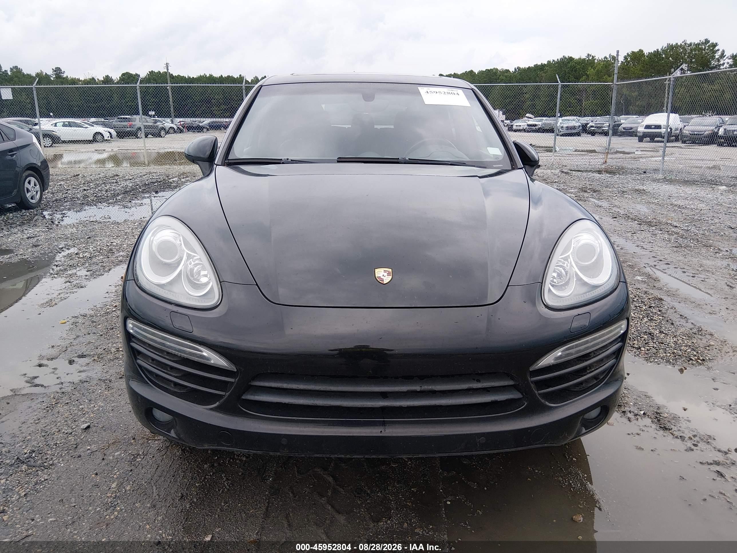 2014 Porsche Cayenne Diesel Black vin: WP1AF2A28ELA32410